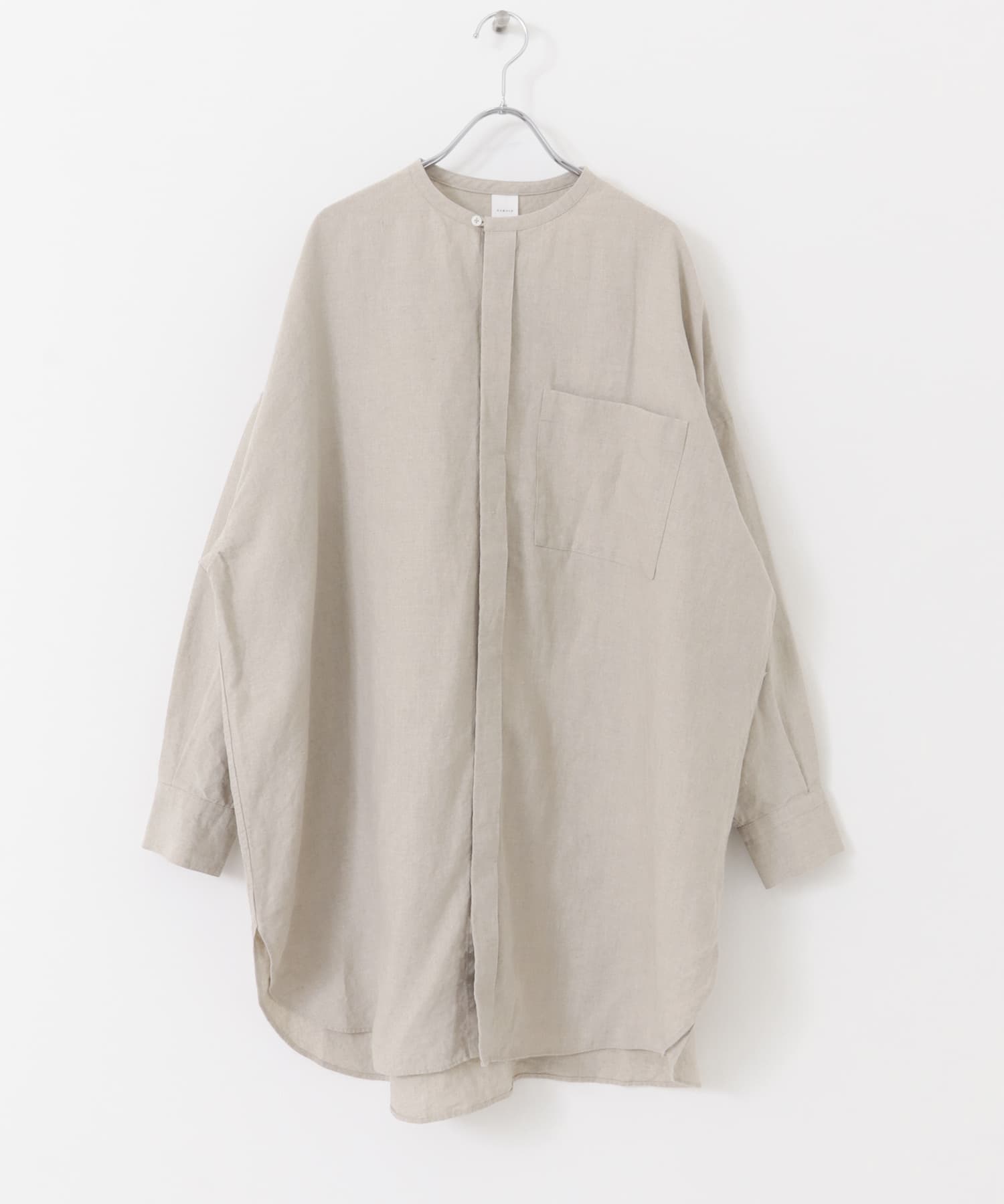 リネンチュニックシャツ NATURAL FREE