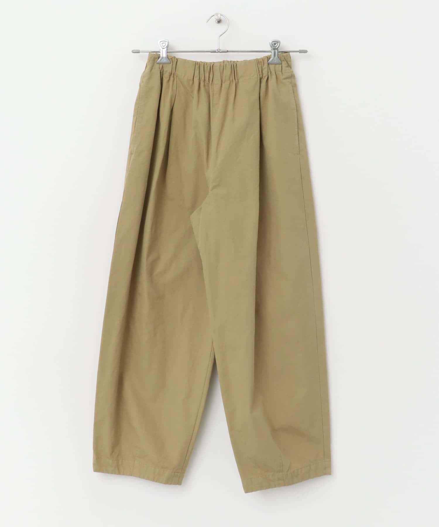 コットンクロップドパンツ BEIGE FREE