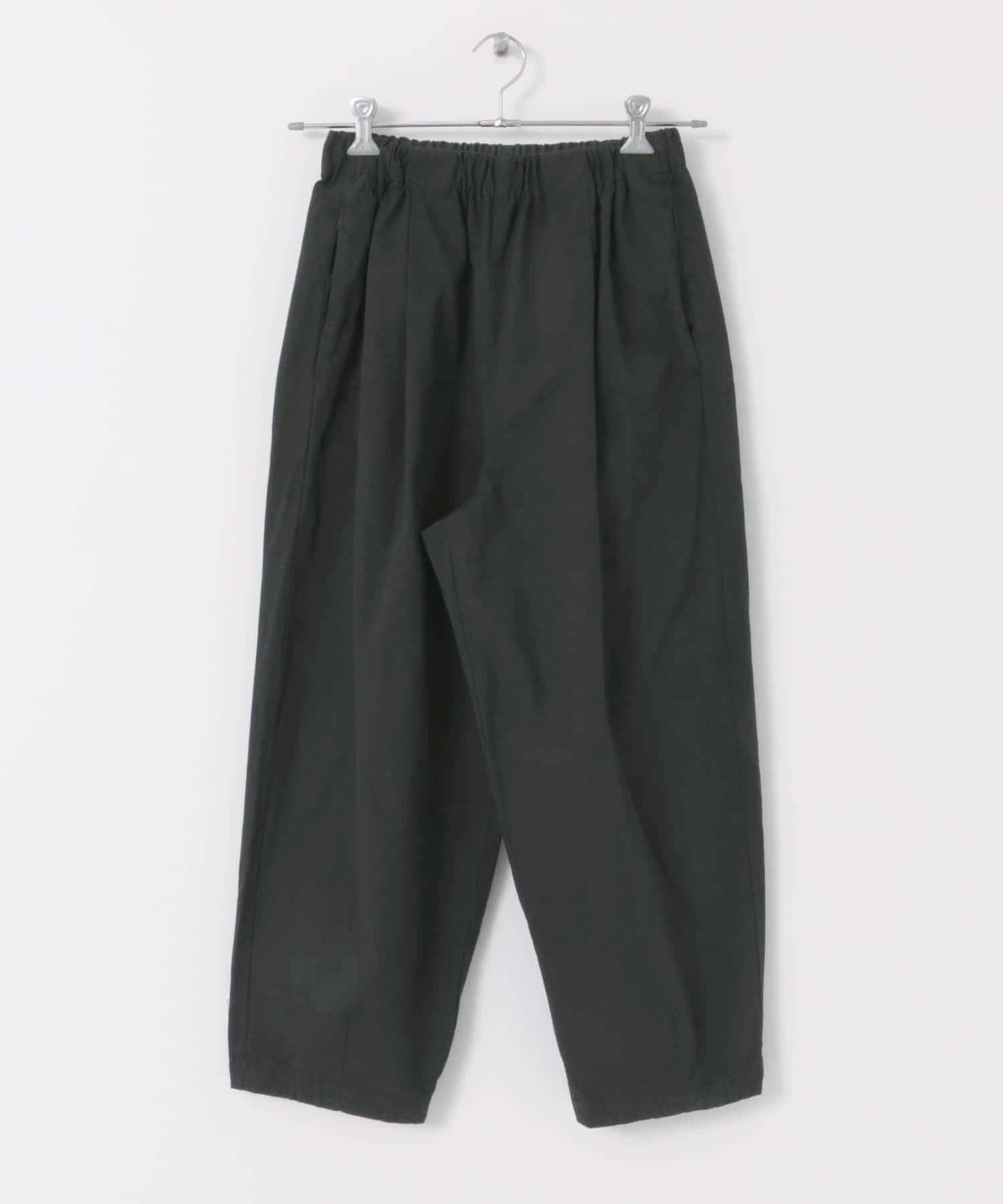 コットンクロップドパンツ BLACK FREE