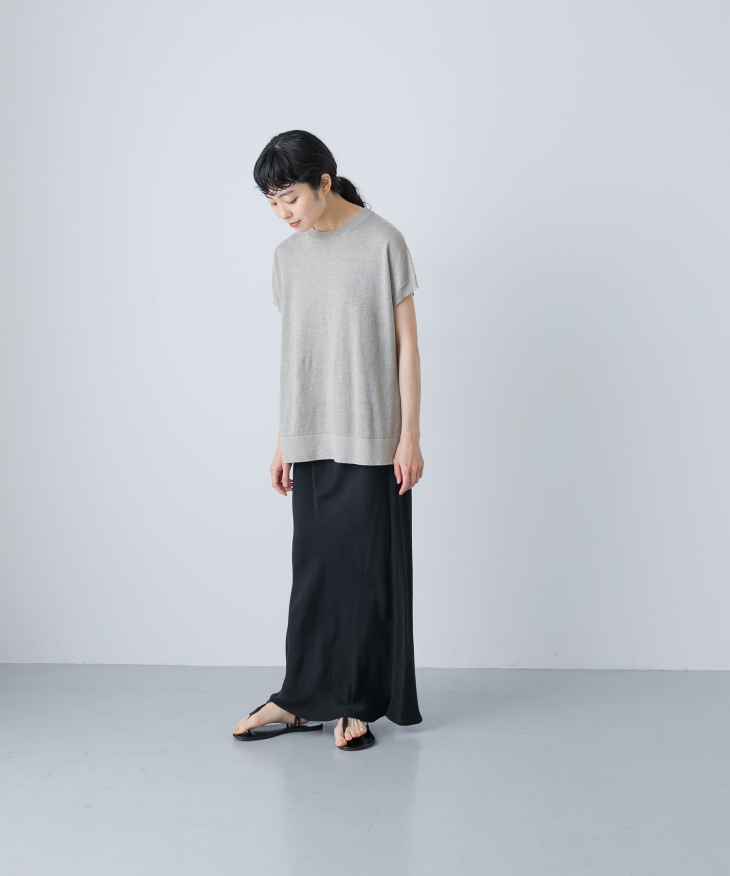 【新品未使用タグ付き】かぐれ　キュプラスカート　サイズ1 2サイズ展開』キュプラスカート(0 BLACK): スカート｜URBAN