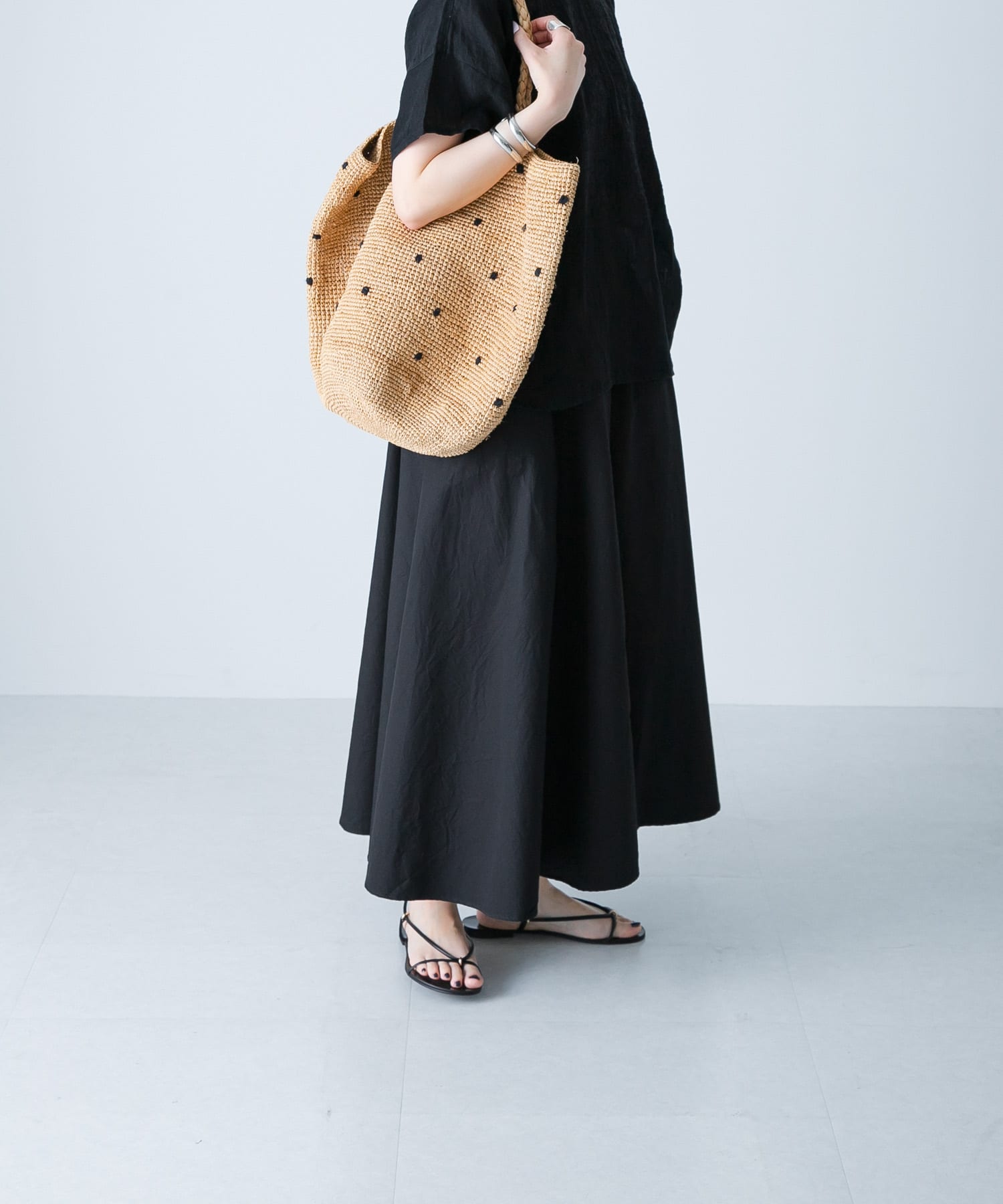 コットンフレアスカート