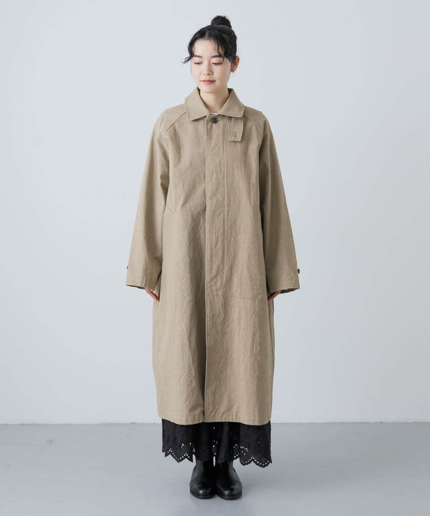 ユニセックス』コットンステンカラーコート(1 IVORY): アウター｜URBAN