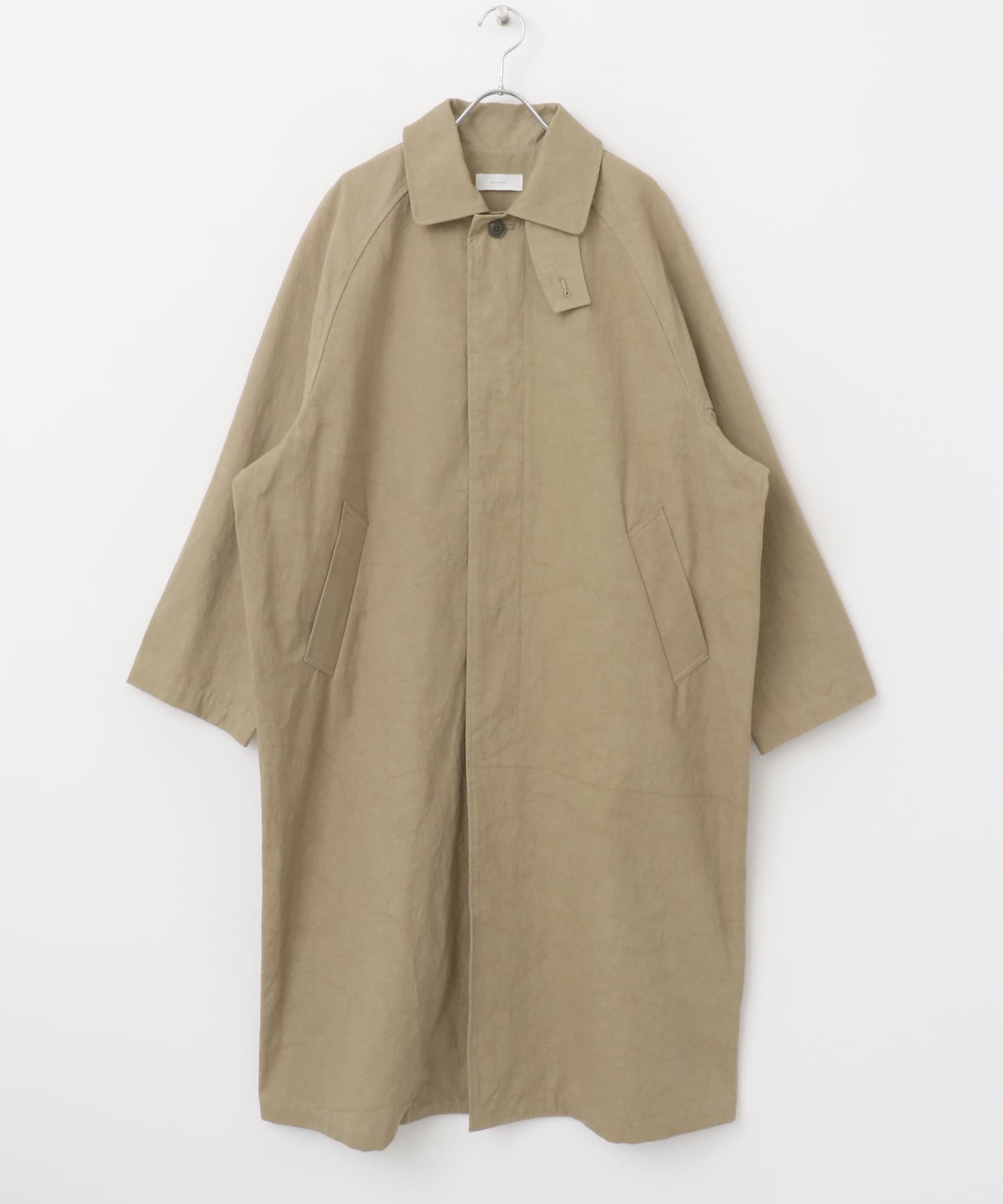 コットンステンカラーコート BEIGE 1