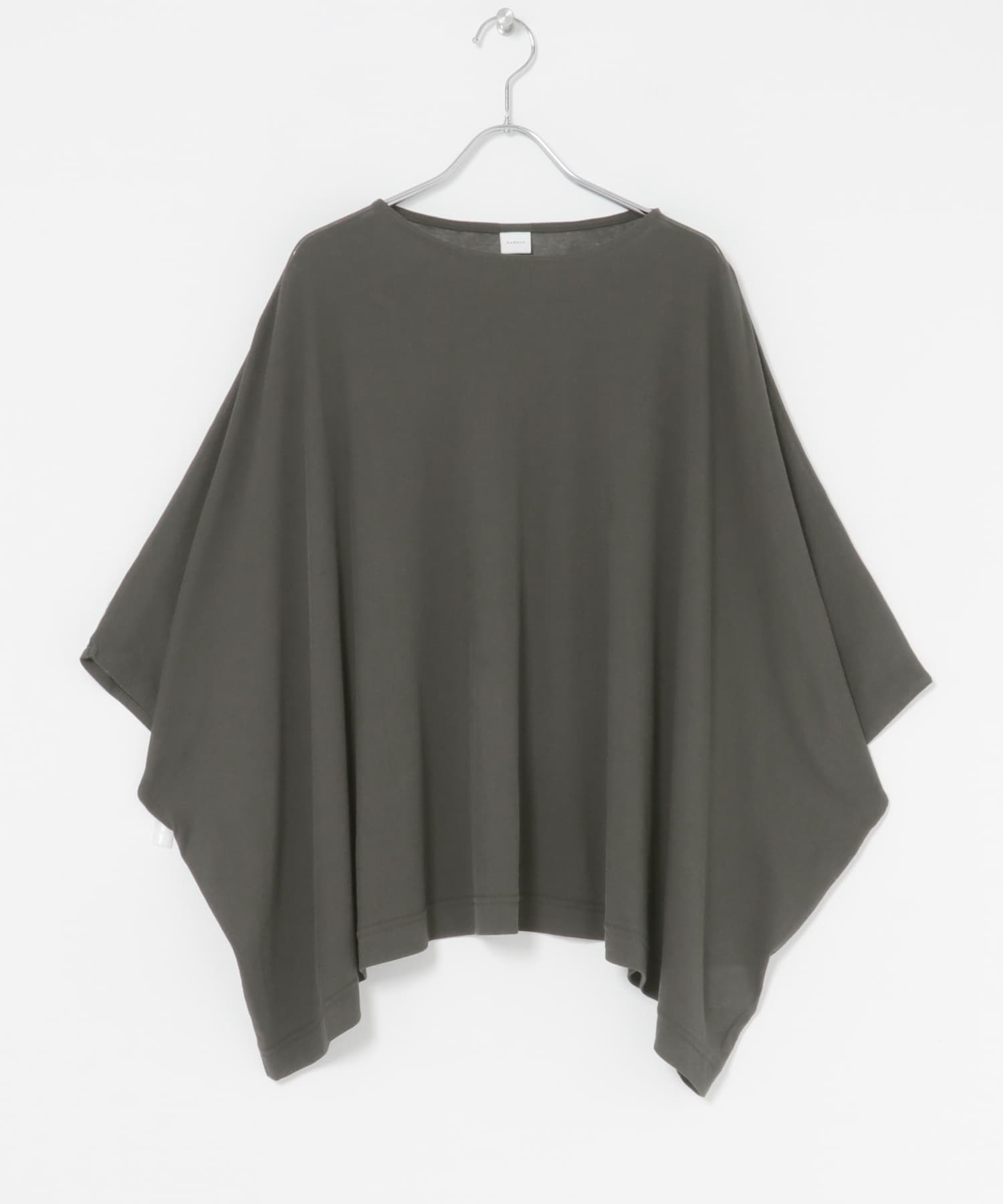 コットンシアーワイドカットソー CHARCOAL FREE