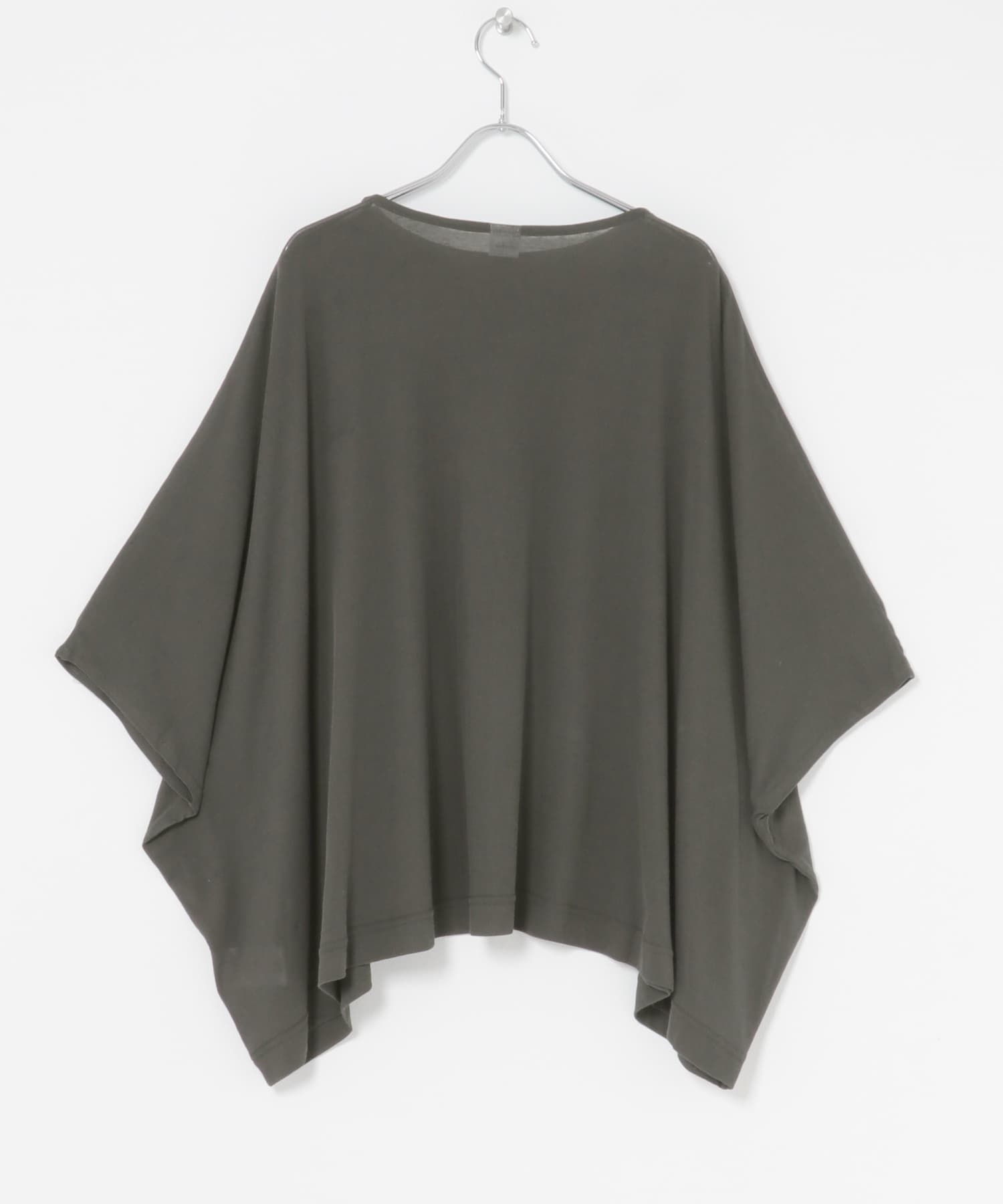 コットンシアーワイドカットソー CHARCOAL FREE