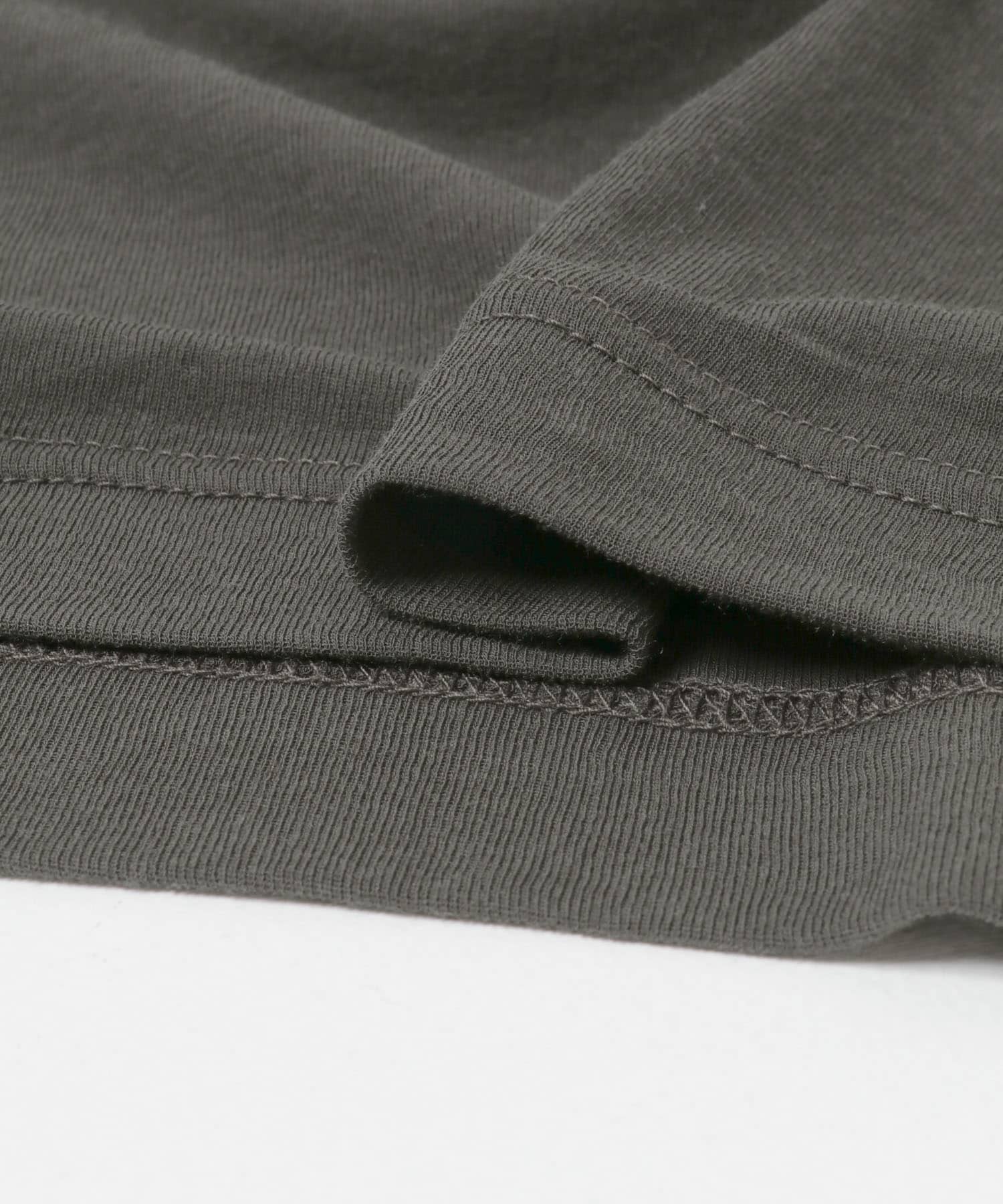 コットンシアーワイドカットソー CHARCOAL FREE