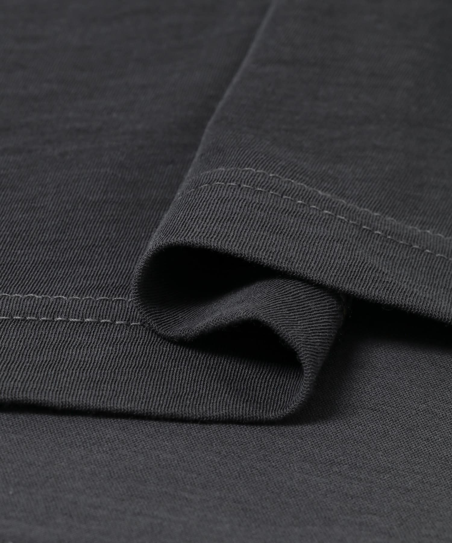 ハイツイストコットン半袖Tシャツ CHARCOAL FREE
