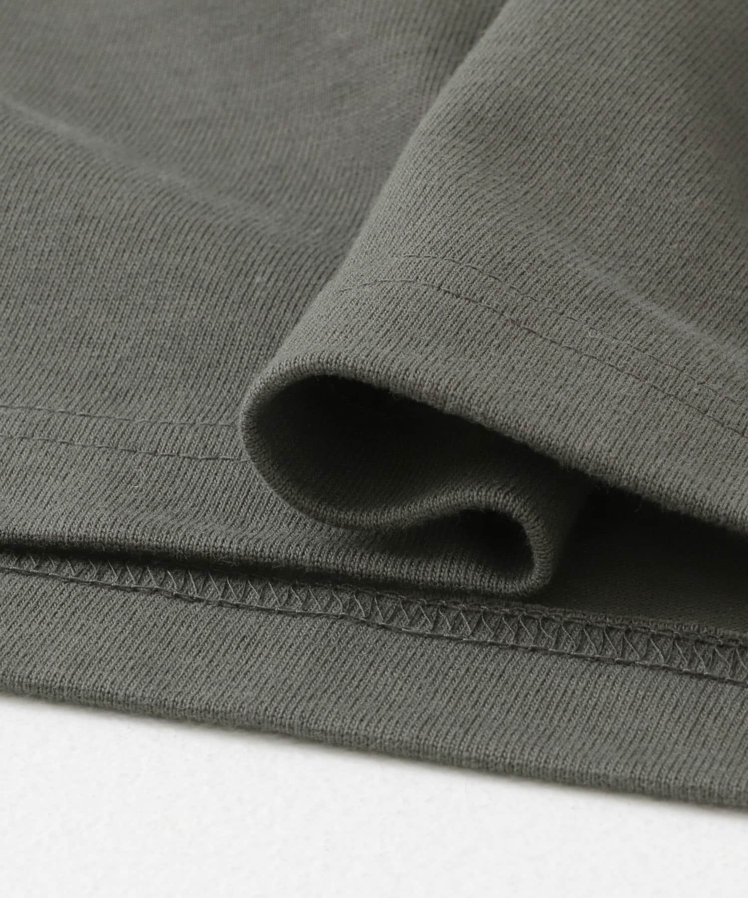 5分袖ラグランカットソー CHARCOAL FREE