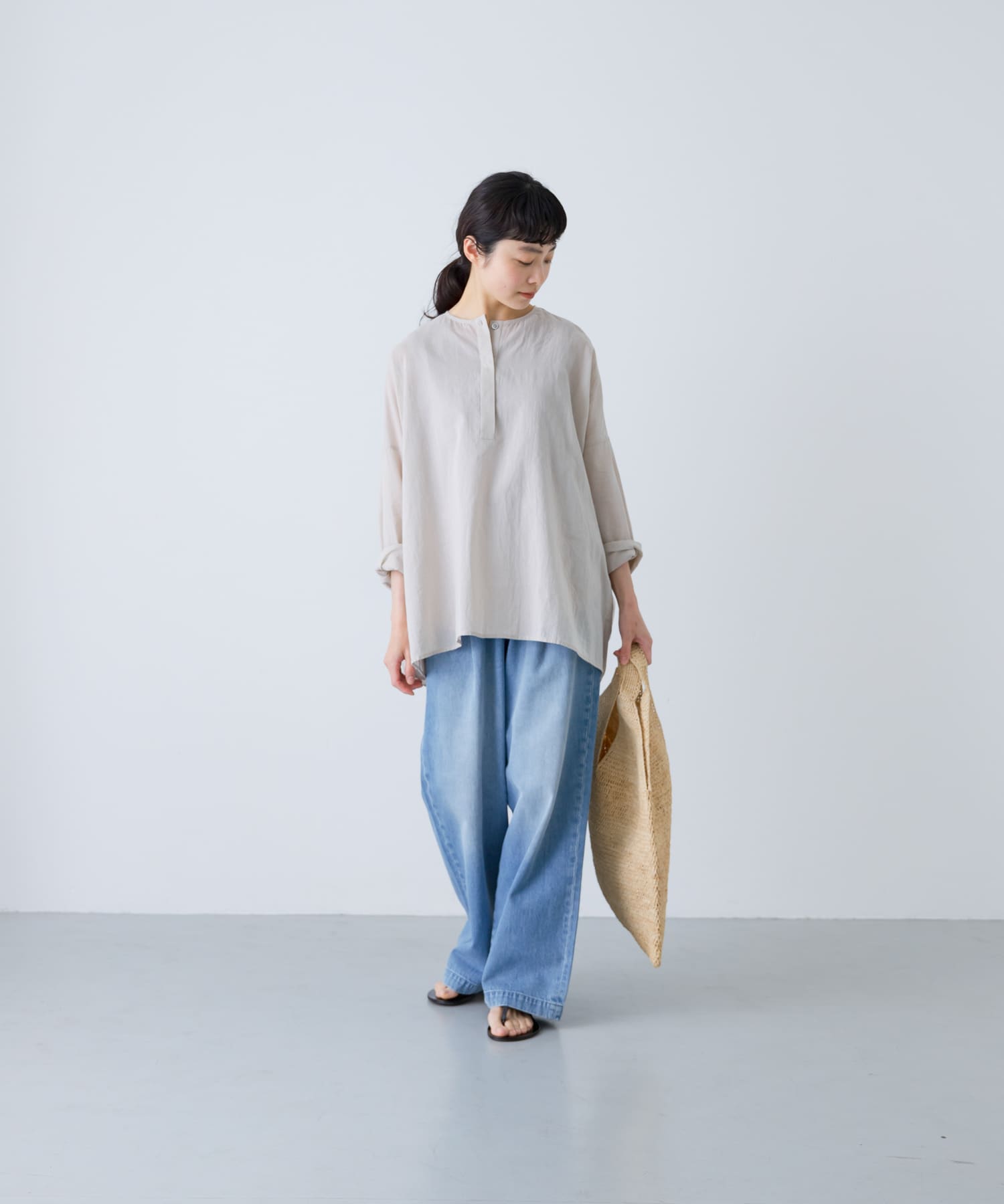 かぐれ　ボイルワイドプルオーバー　ブラック カグレ かぐれ ボイルワイドプルオーバー （OFF