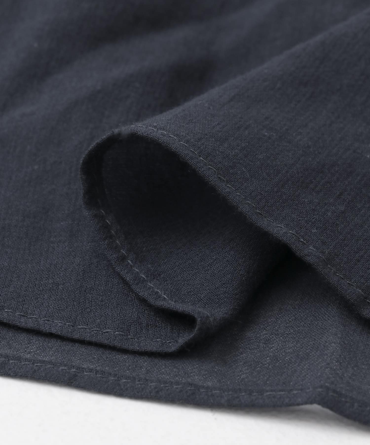 バックタックワイドシャツ NAVY FREE