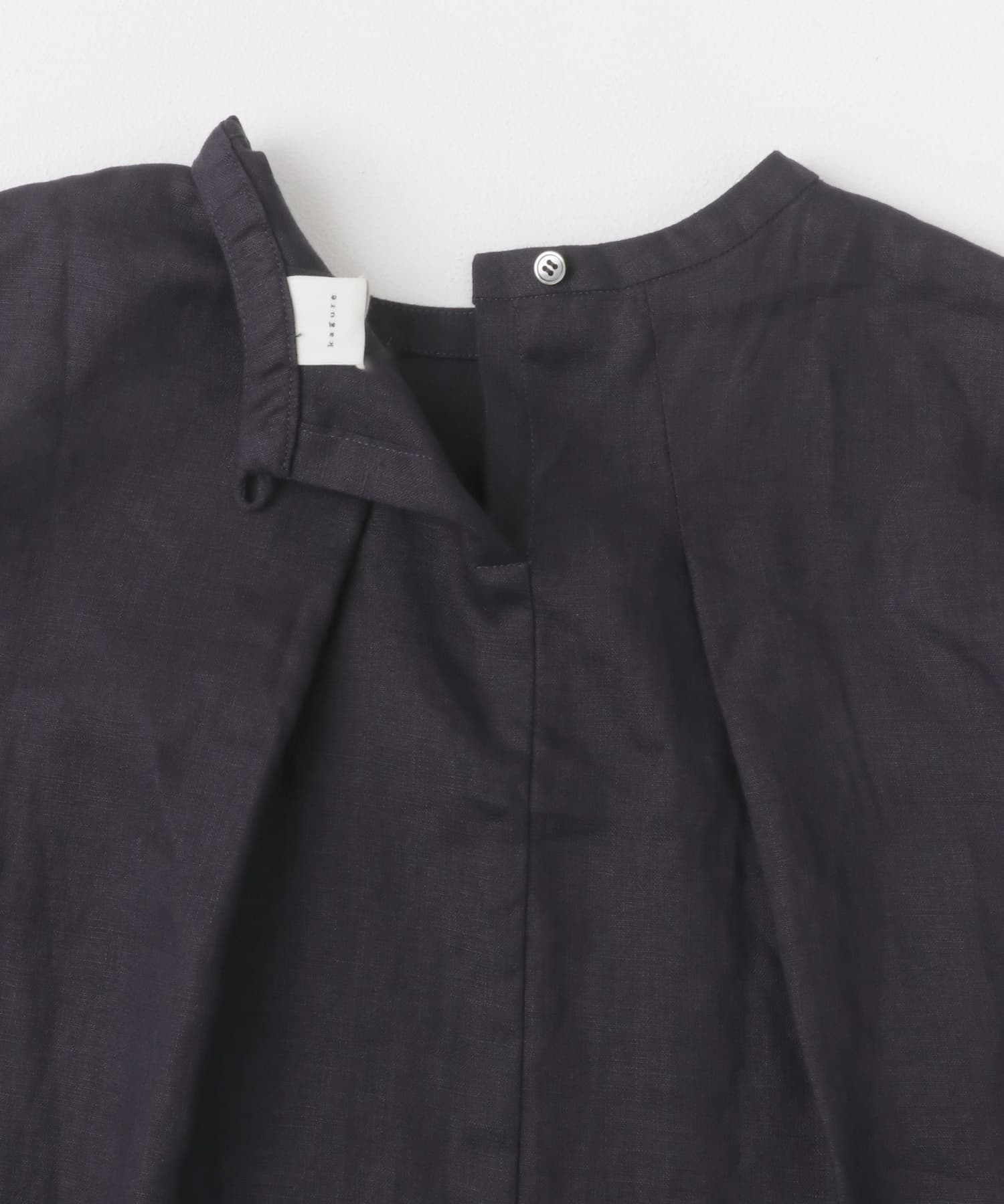 リネンフレンチクルーネック NAVY FREE