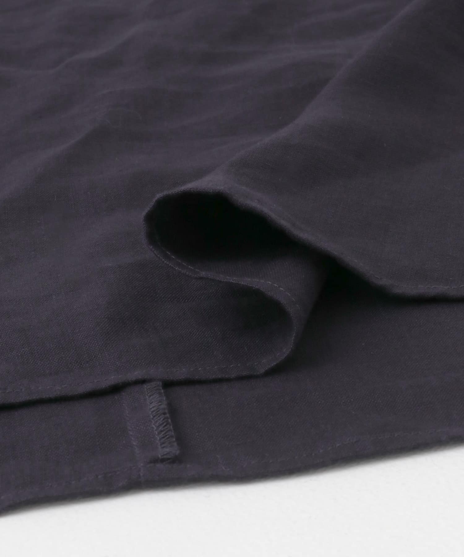 リネンフレンチクルーネック NAVY FREE