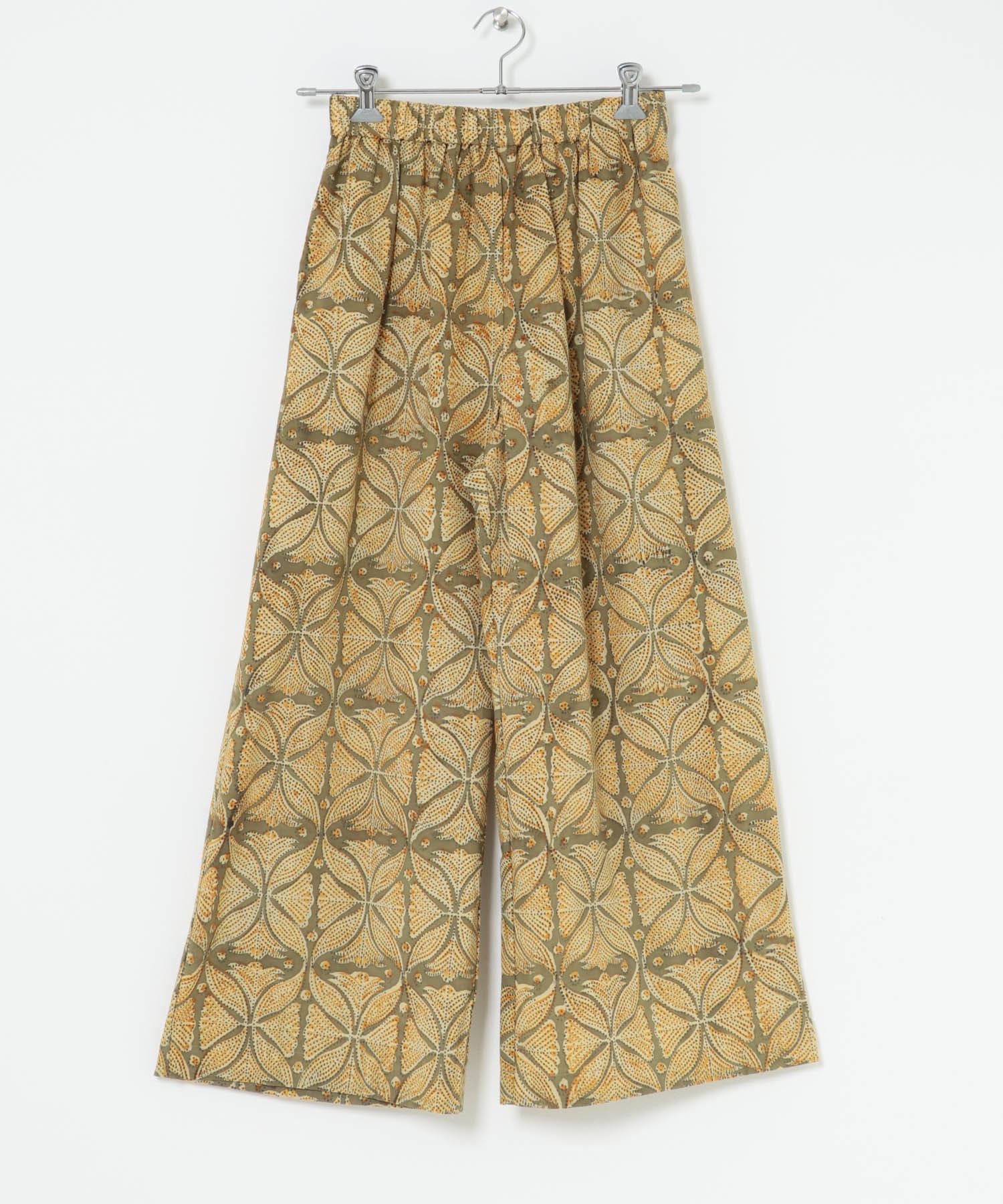 エスニックプリントイージーパンツ KHAKI FREE