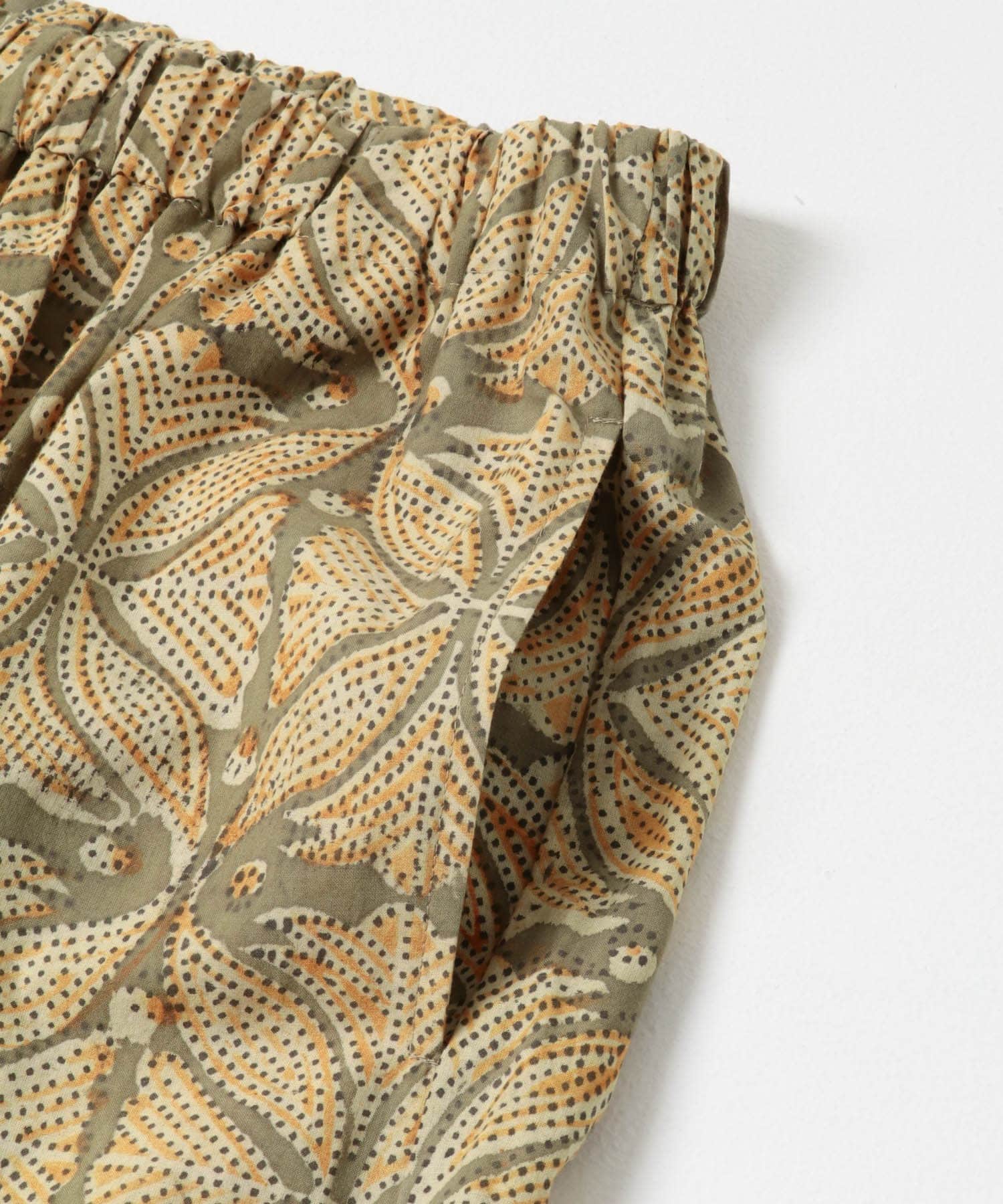 エスニックプリントイージーパンツ KHAKI FREE