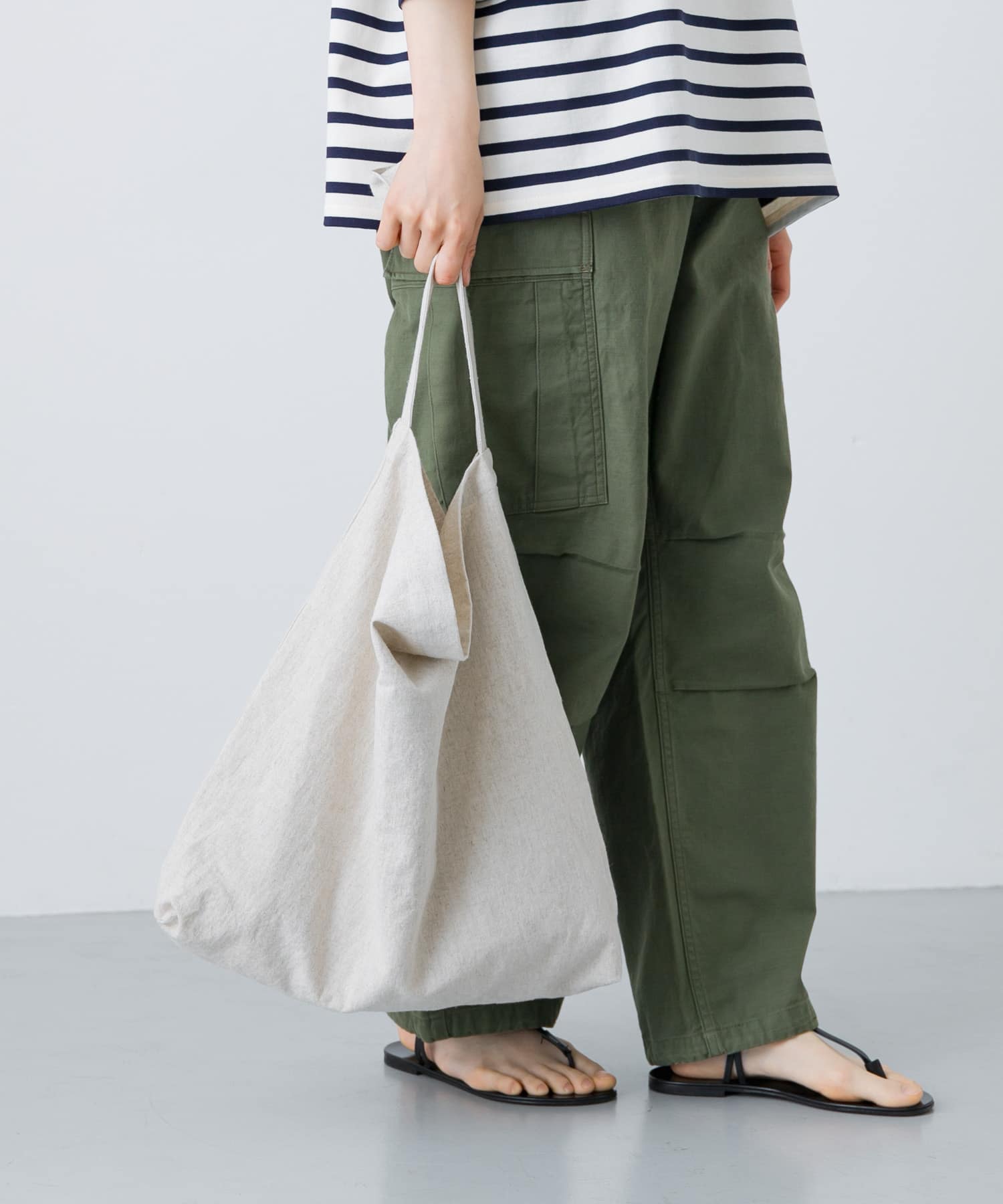 コットンリネントートバッグ NATURAL FREE