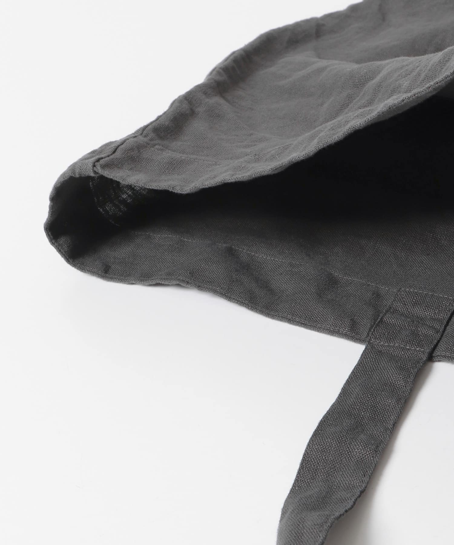 リネンビッグトートバッグ CHARCOAL FREE