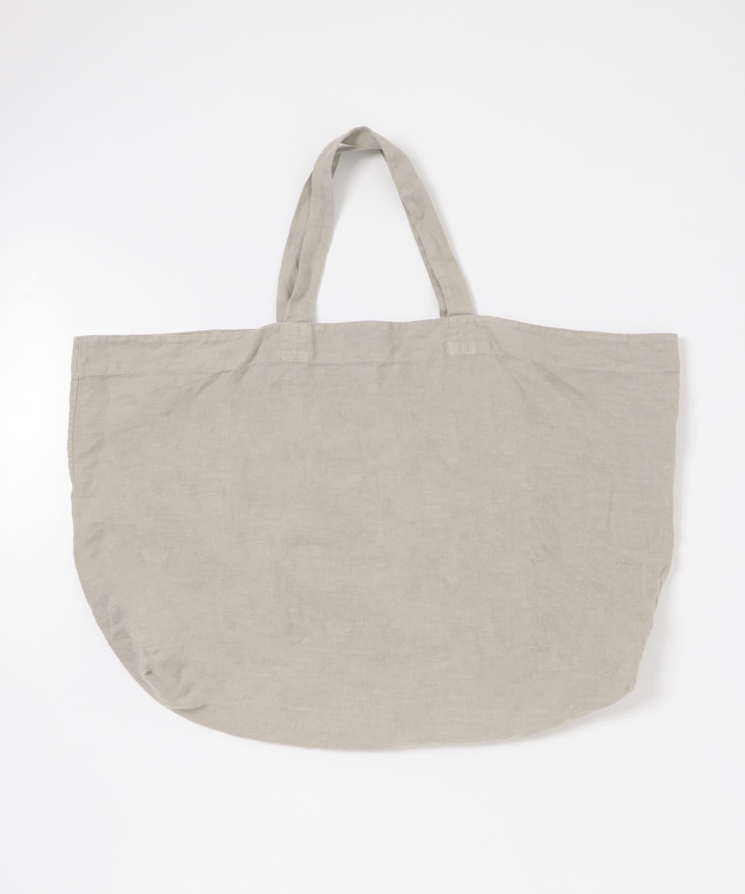 リネンビッグトートバッグ BEIGE FREE