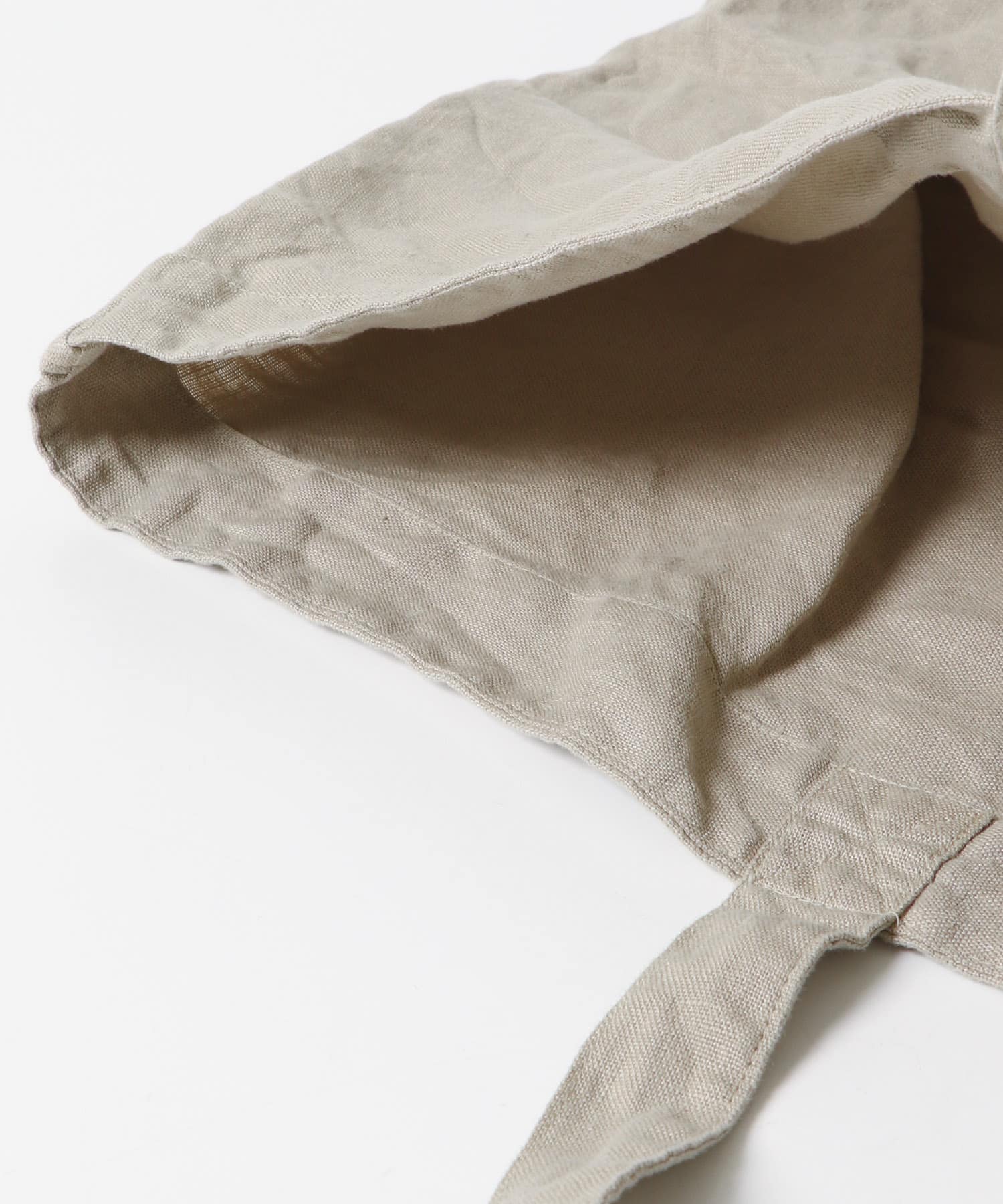 リネンビッグトートバッグ BEIGE FREE