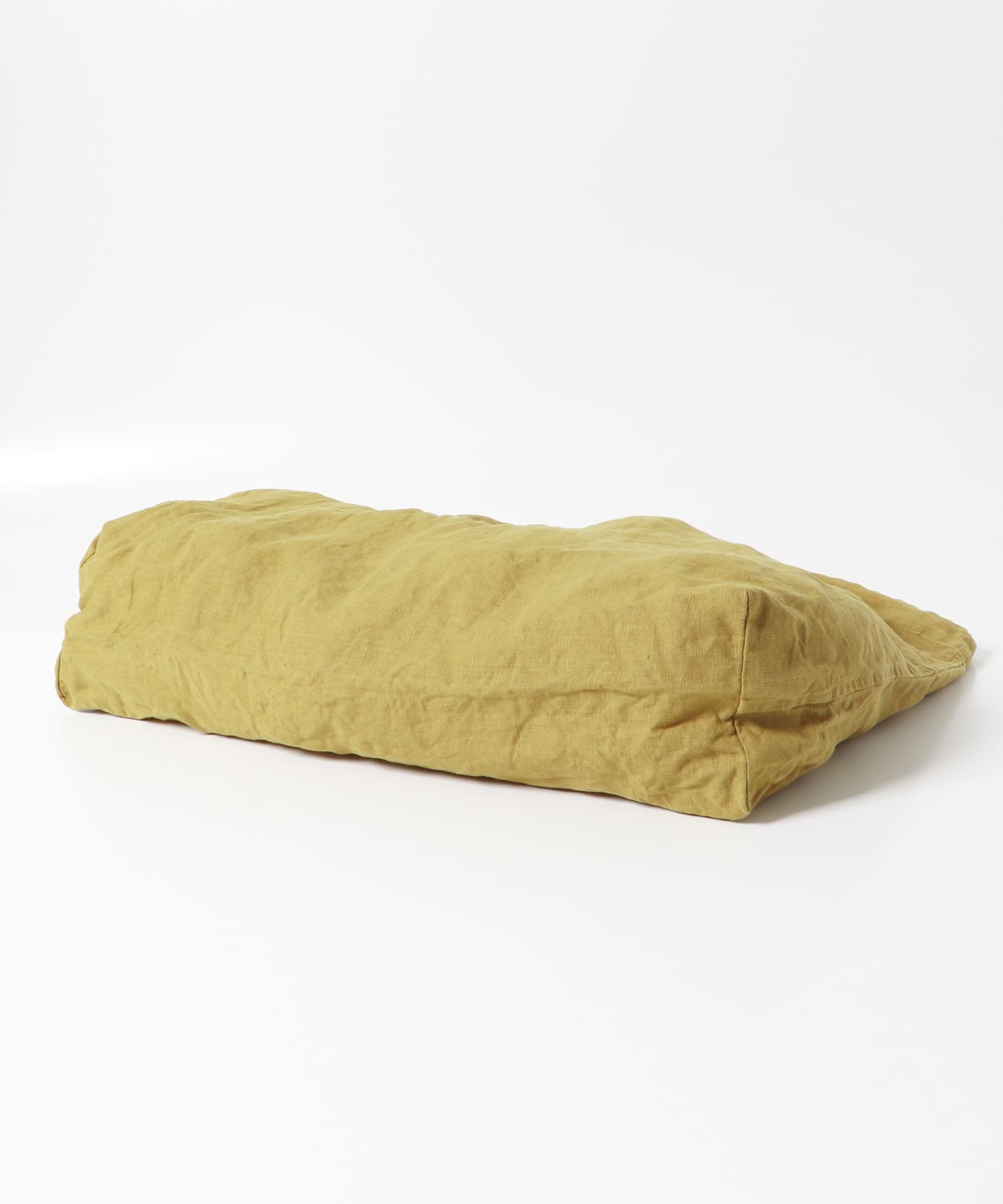 リネンビッグトートバッグ YELLOW KHK FREE