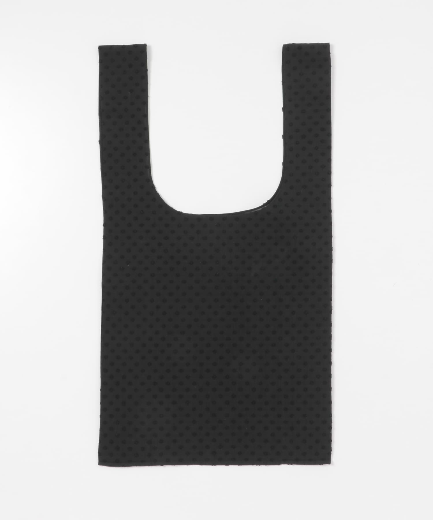 ジャガードマルシェバッグ BLACK FREE