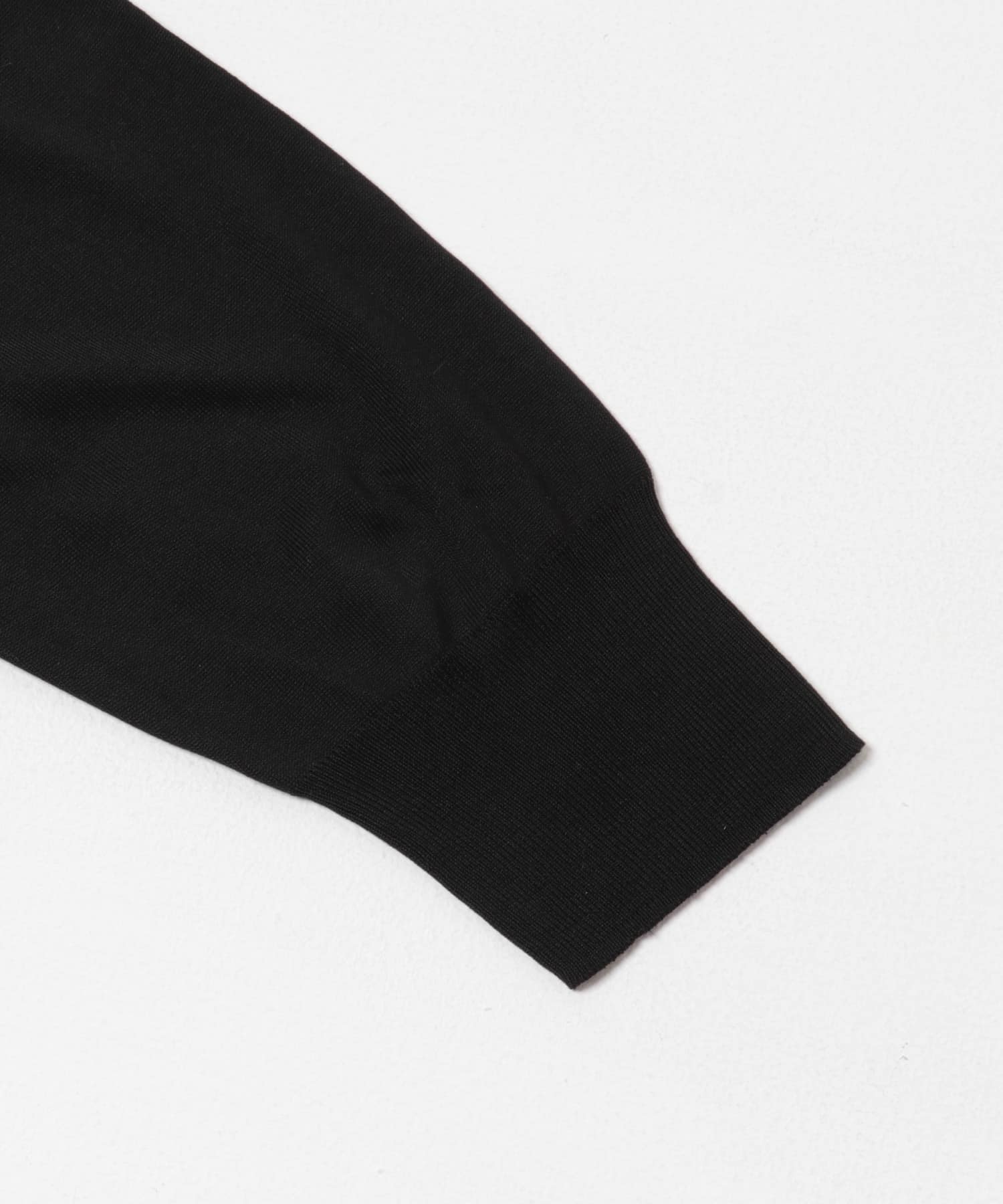 ウォッシャブルシルクワイドニット BLACK FREE