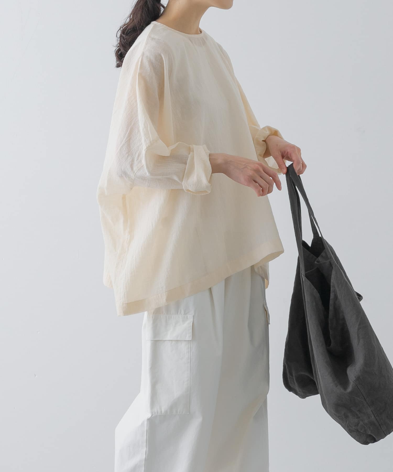 ソフトローンシアーワイドプルオーバー