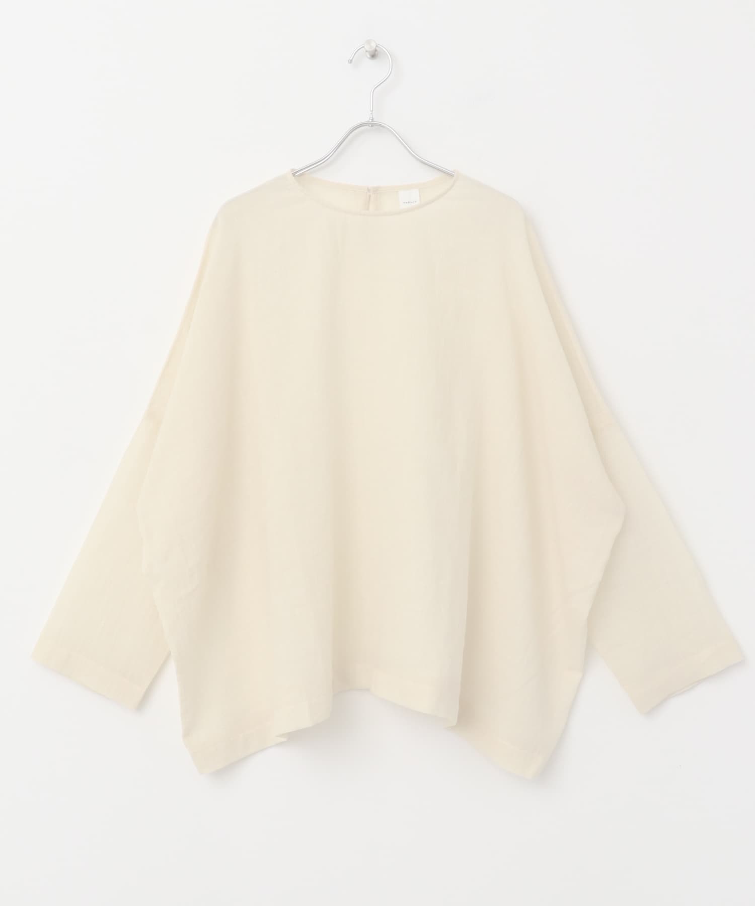ソフトローンシアーワイドプルオーバー IVORY FREE