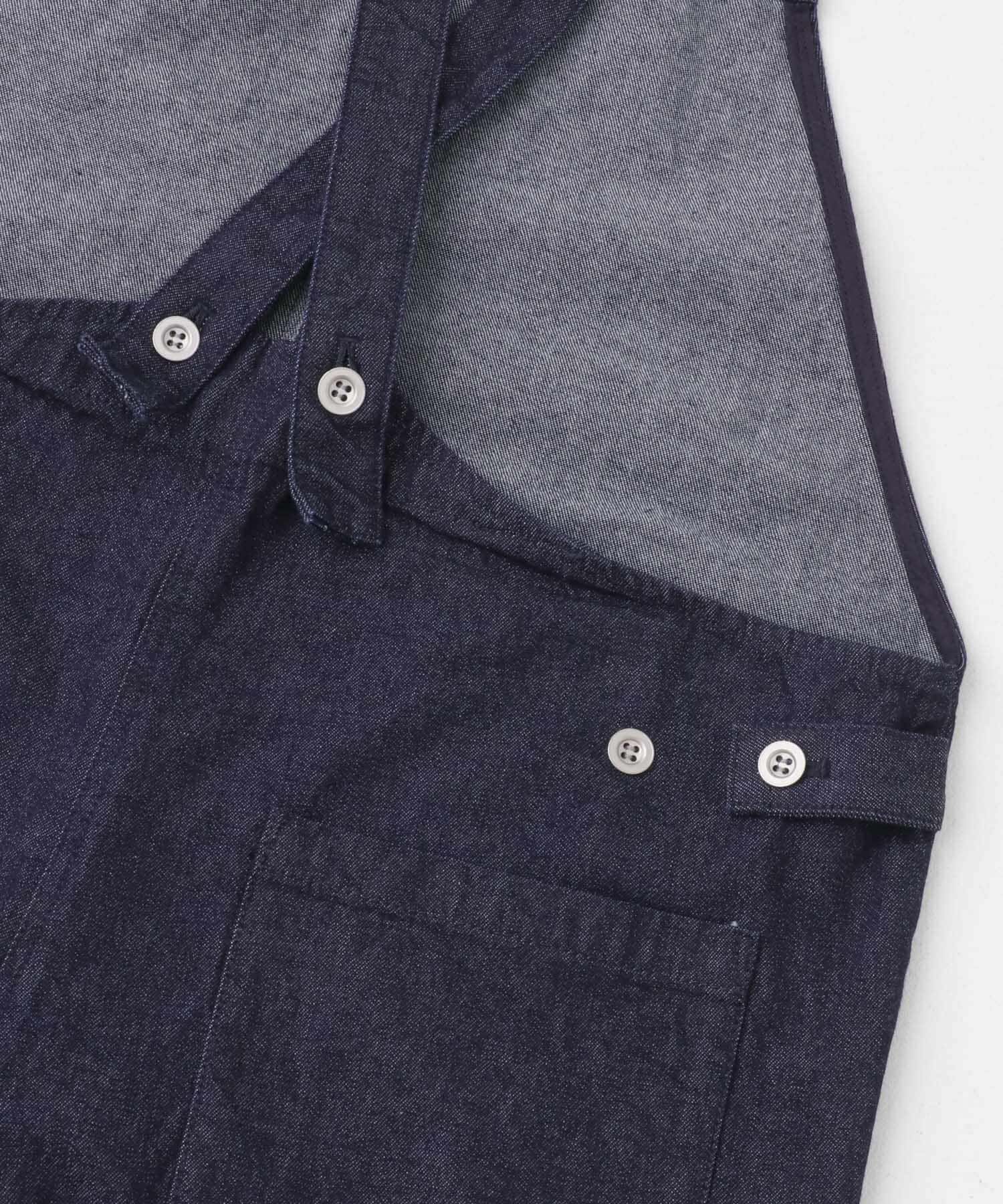 バッククロスサロペット INDIGO FREE