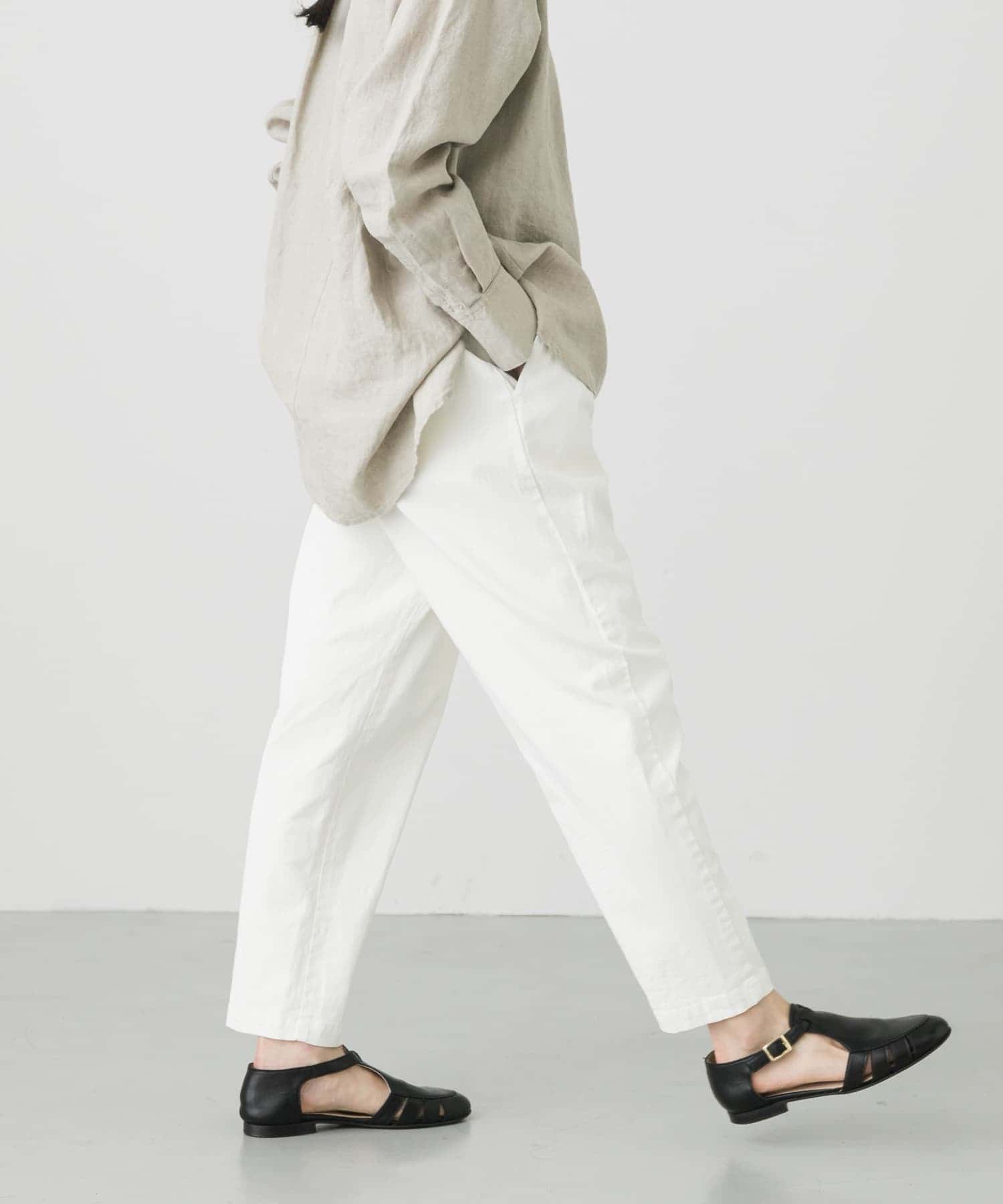 コットンストレッチイージーパンツ