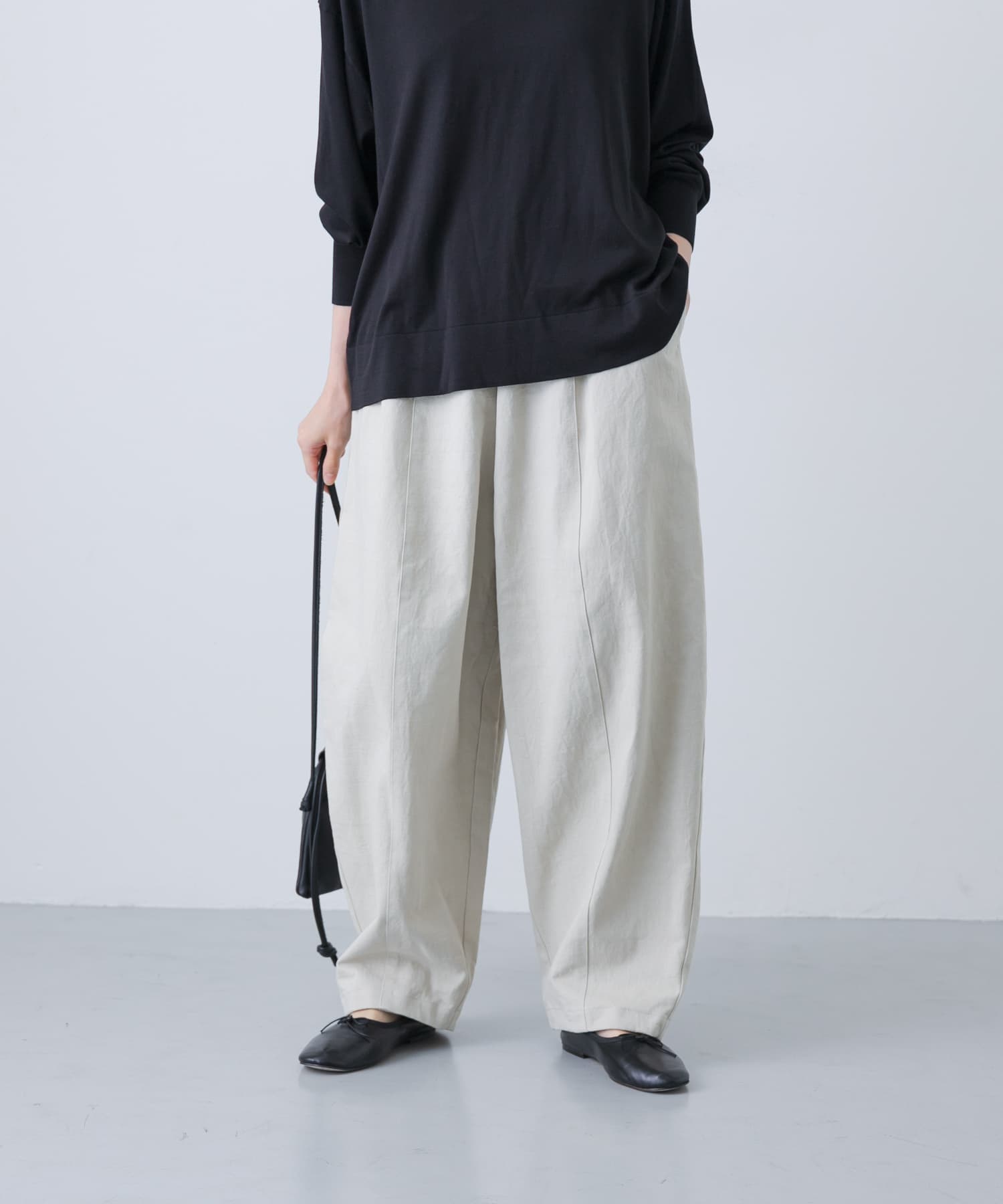 コットンボリュームパンツ