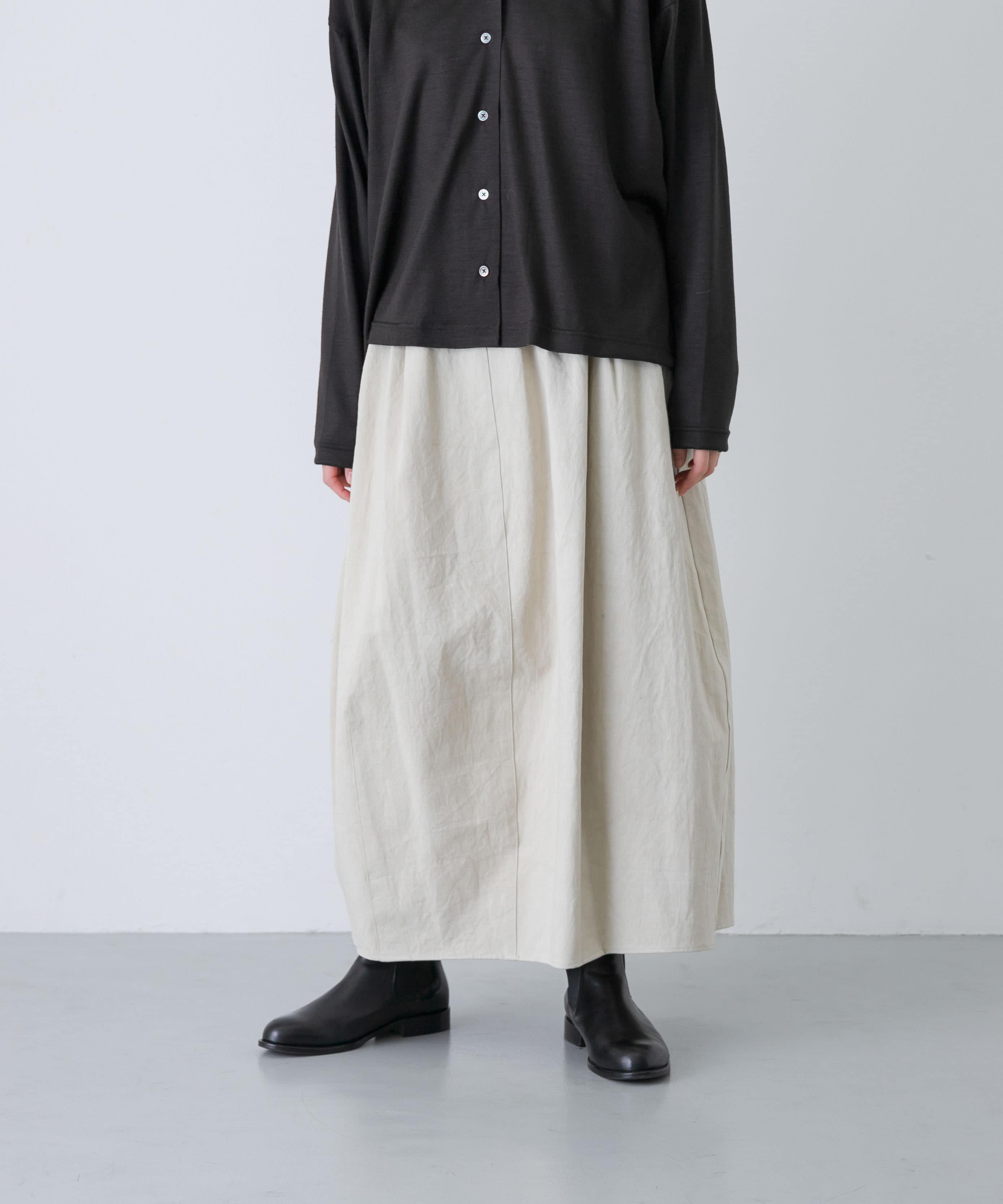 コットンコクーンスカート