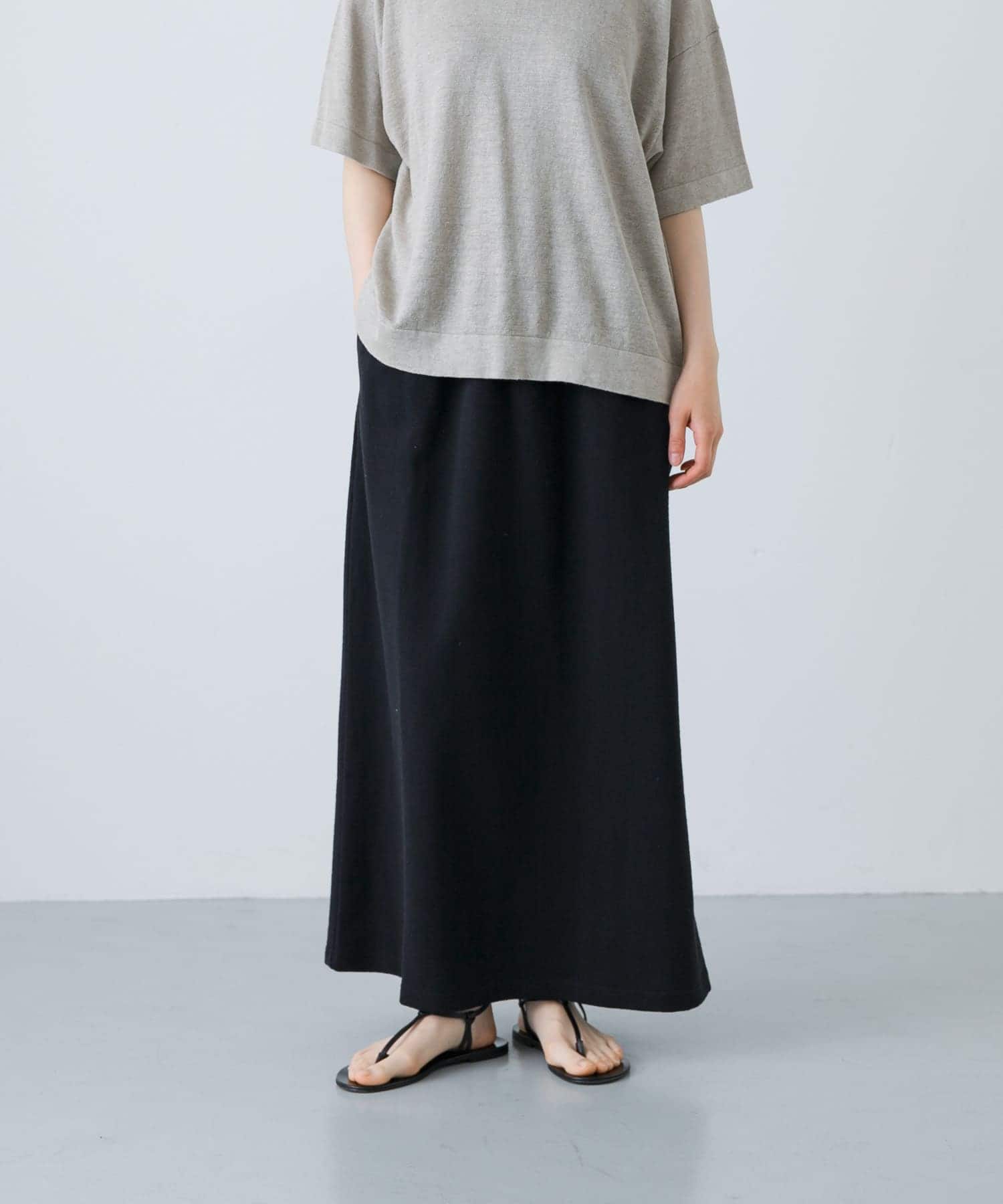 ドライコットンストレートスカート