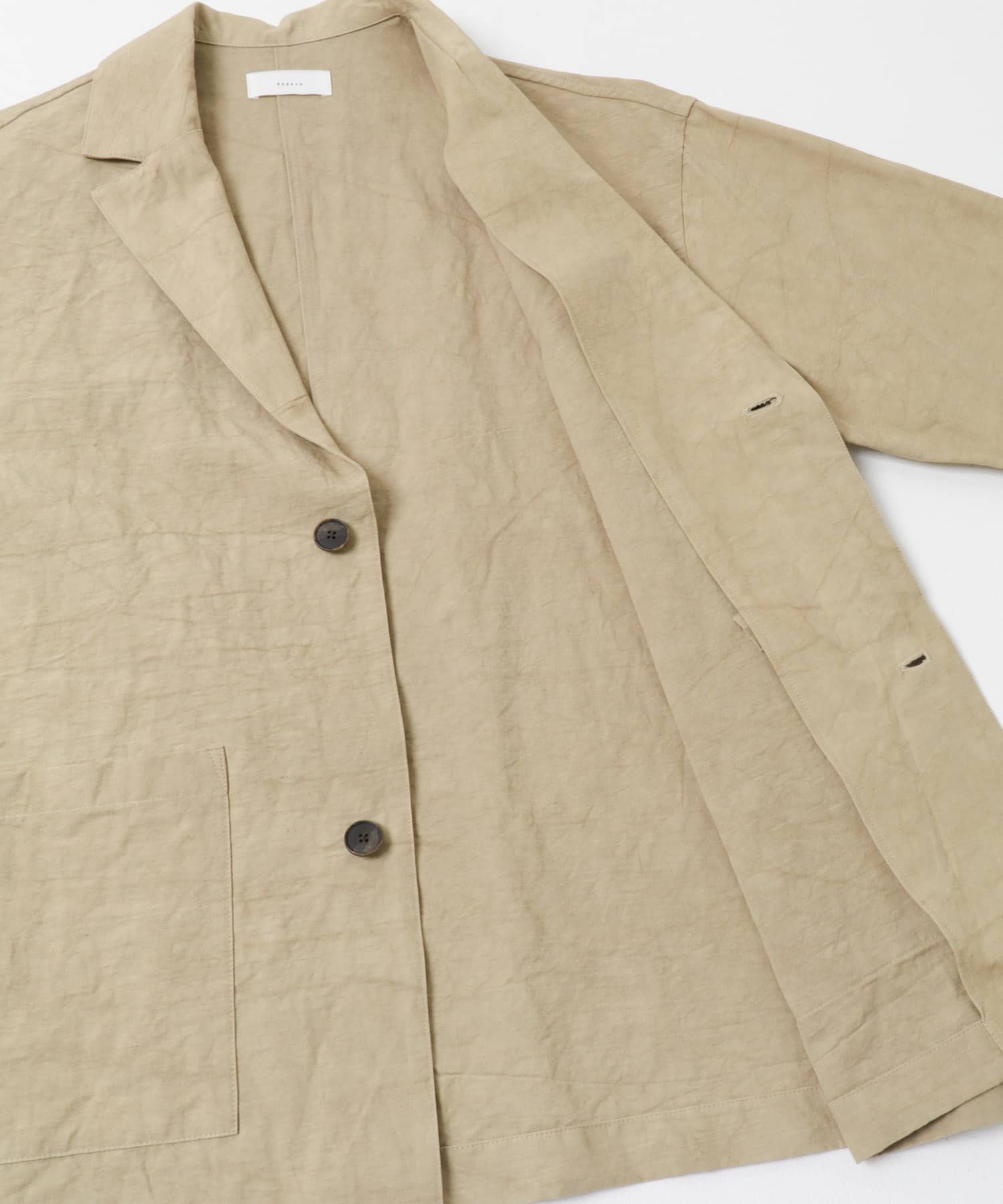 『ユニセックス』Tailored jacket BEIGE 1