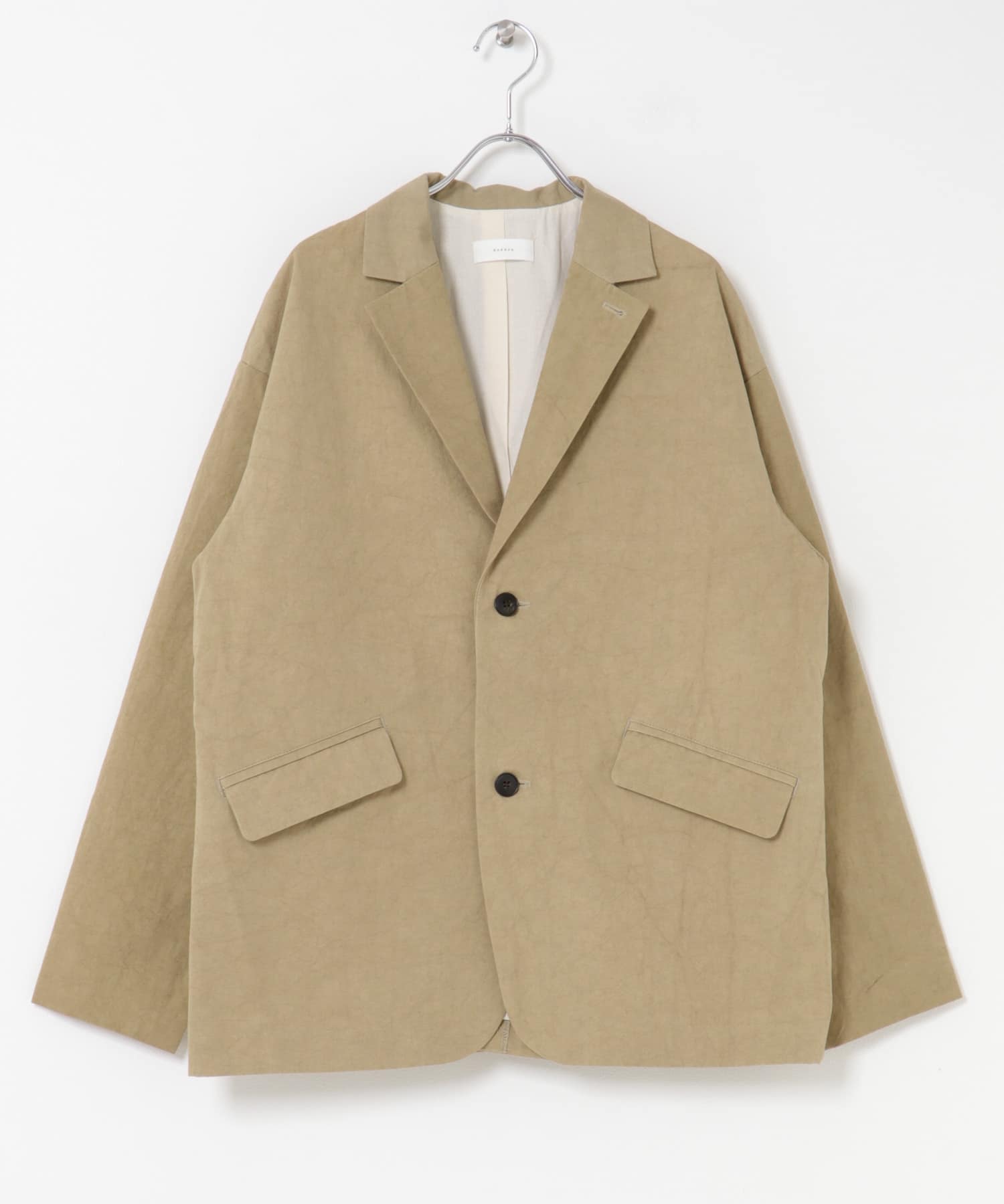Tailored jacket ｗ/lining BEIGE FREE