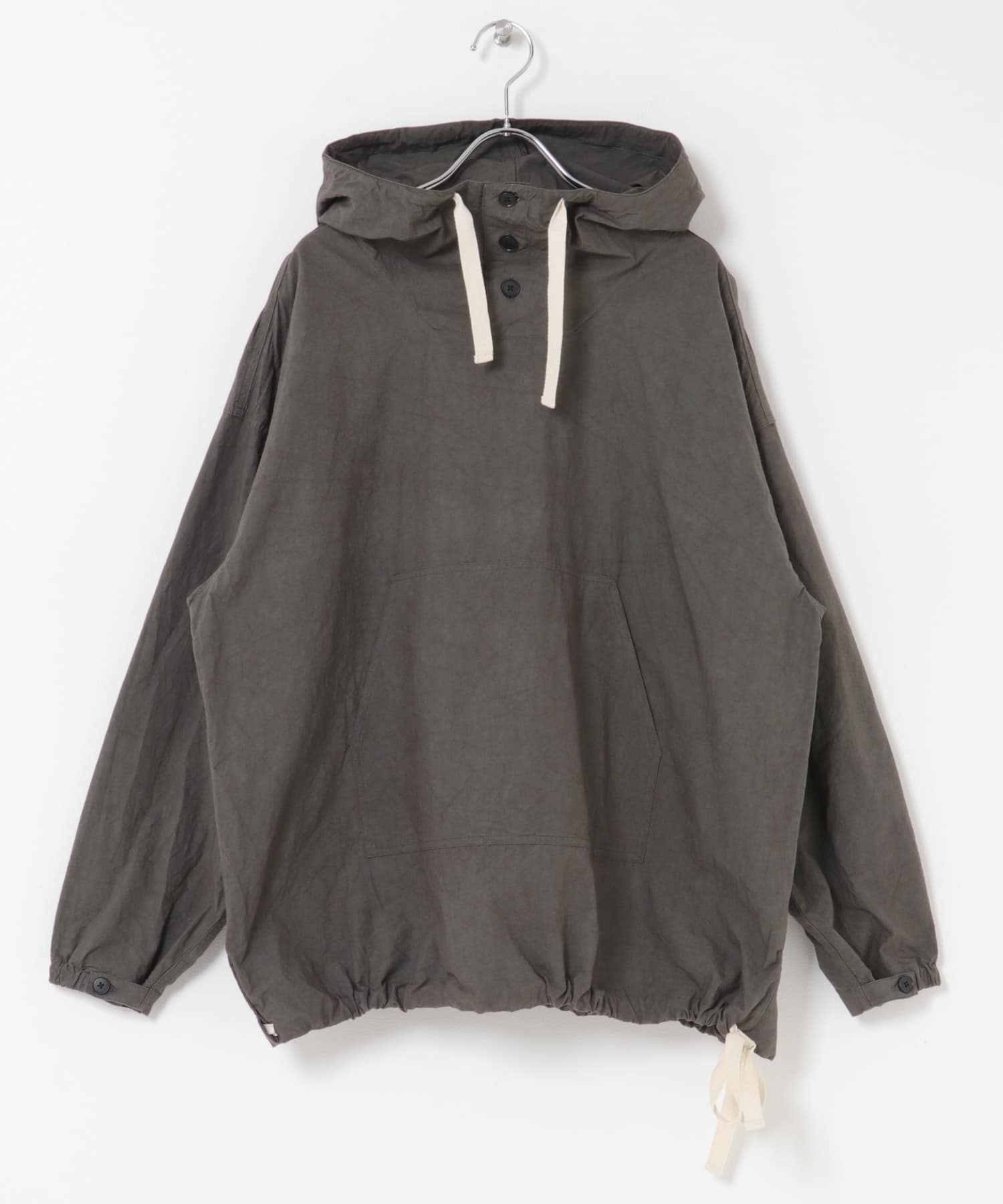 Cotton anorak CHARCOAL FREE