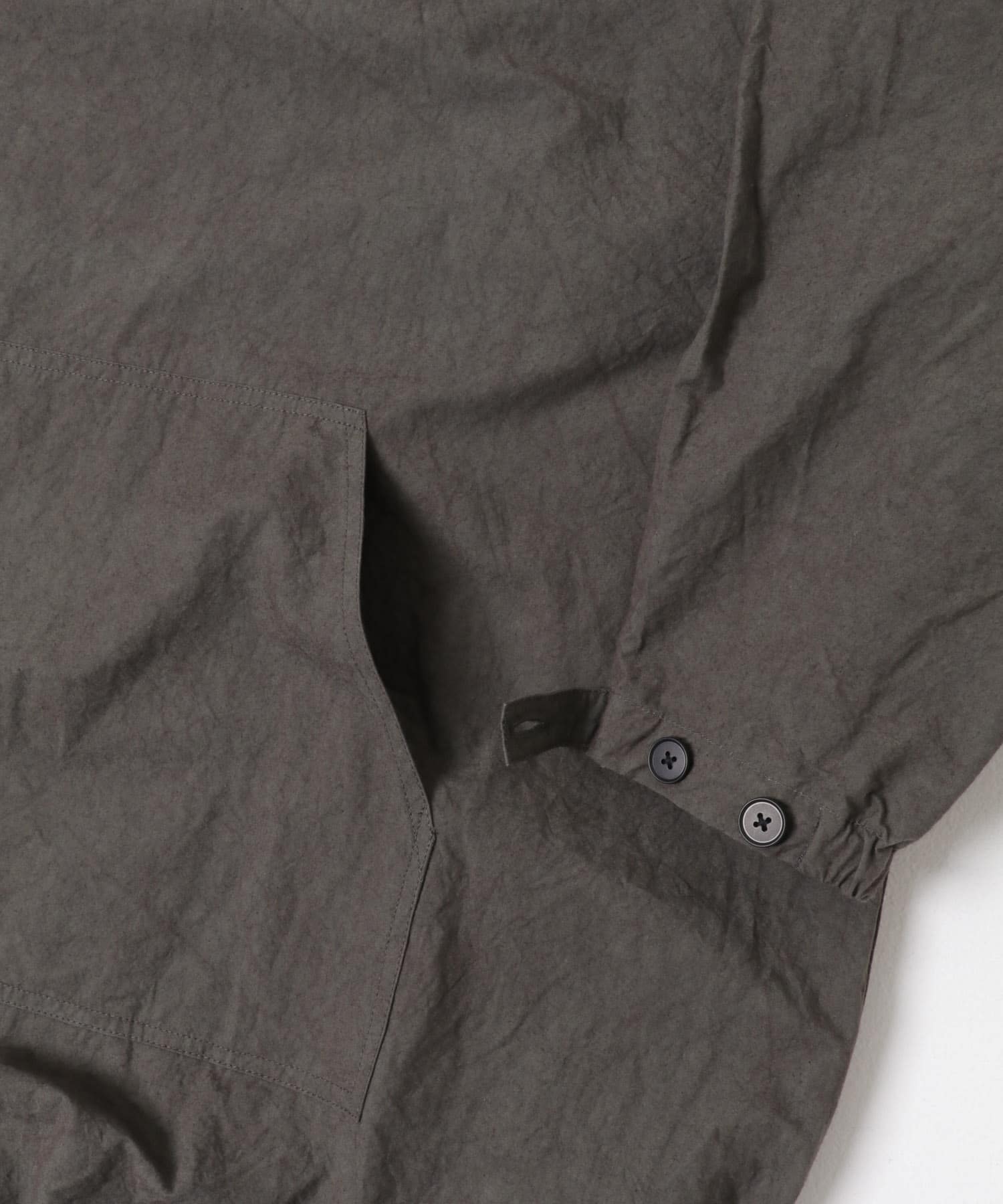 Cotton anorak CHARCOAL FREE