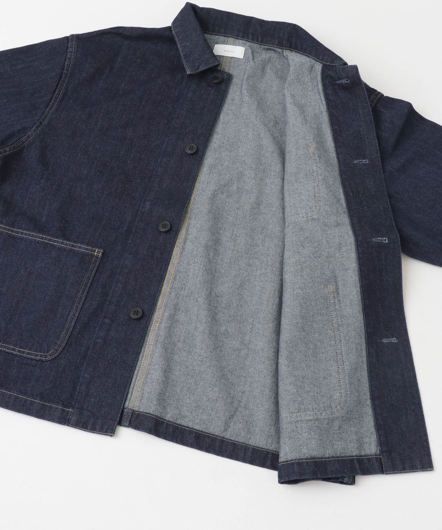 新品　かぐれ　『ユニセックス』デニムカバーオール　INDIGO ユニセックス』デニムカバーオール(1 INDIGO): アウター｜URBAN