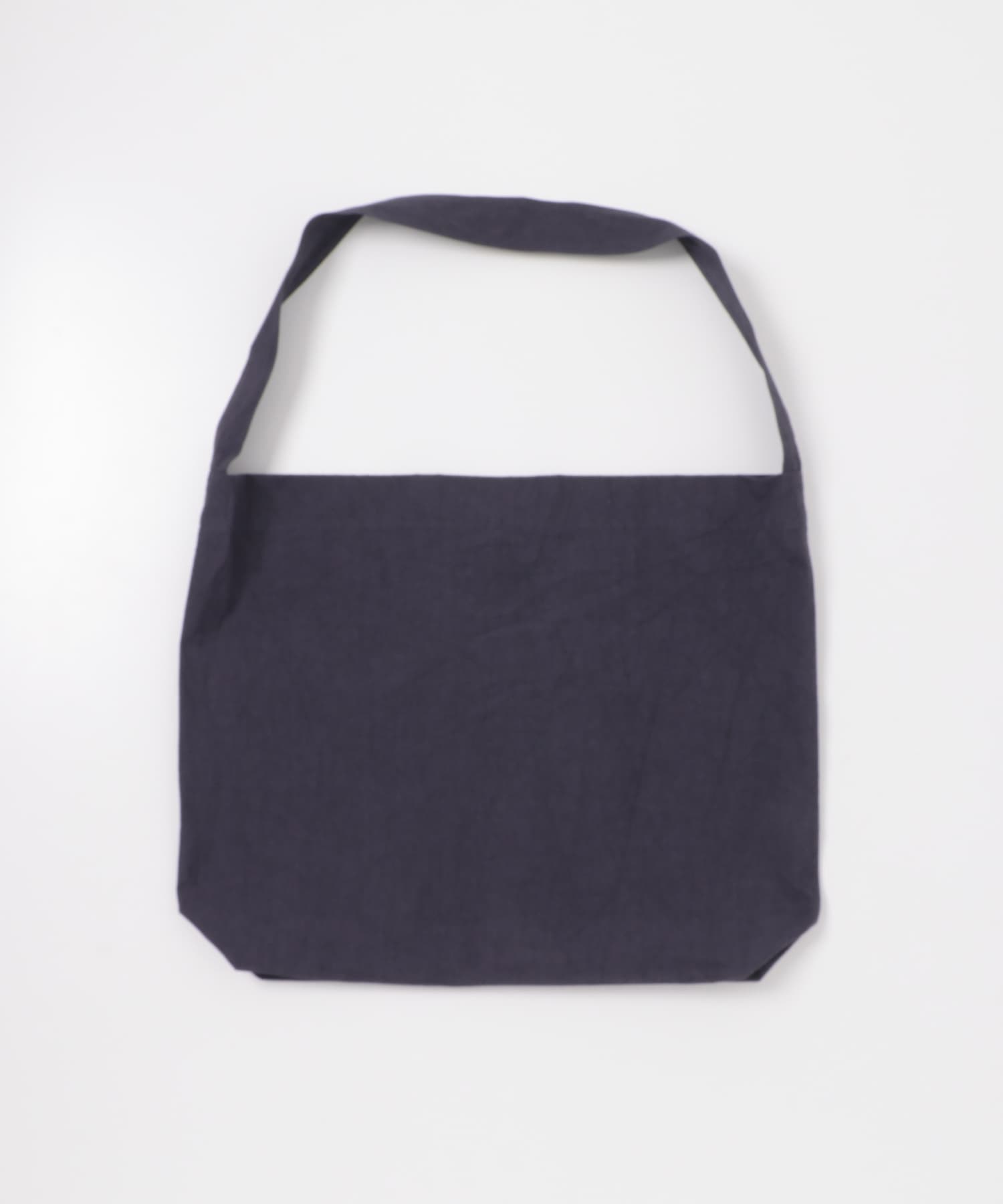 コットンショルダーバッグ NAVY FREE