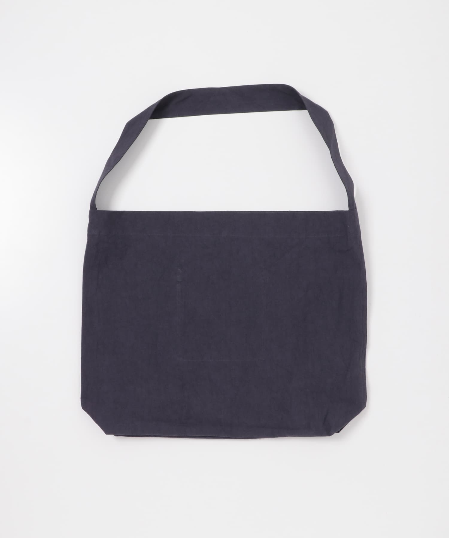 コットンショルダーバッグ NAVY FREE