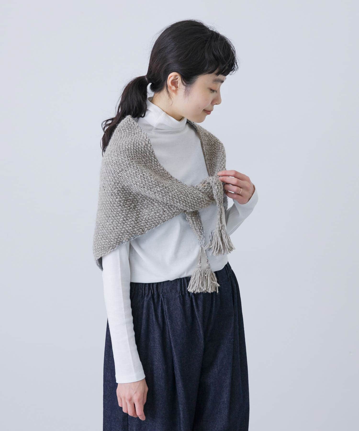 ペルータッセルストール GRAY FREE