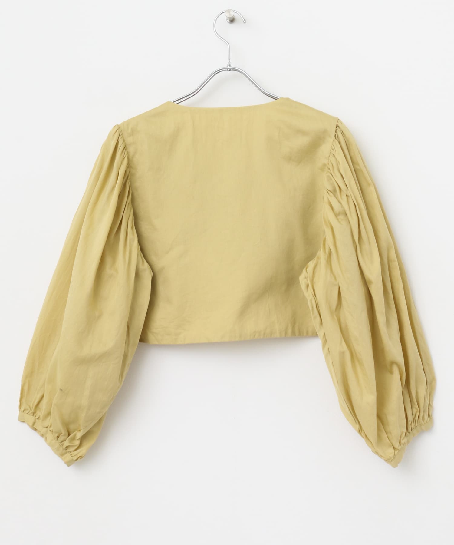 enrica　COTTON SATIN BOLERO ROSE CAMEL one