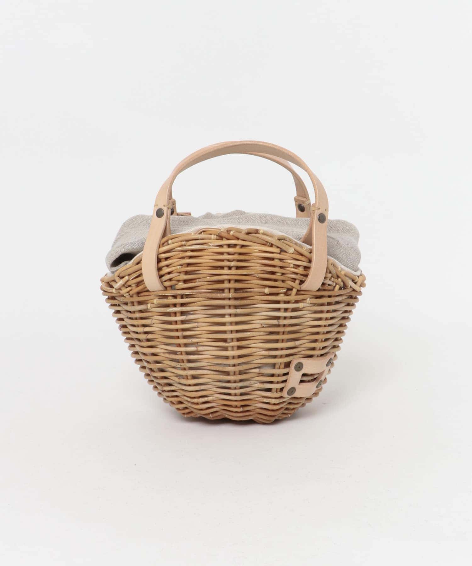 eb.a.gos　ブルームバスケット　レザーハンドル