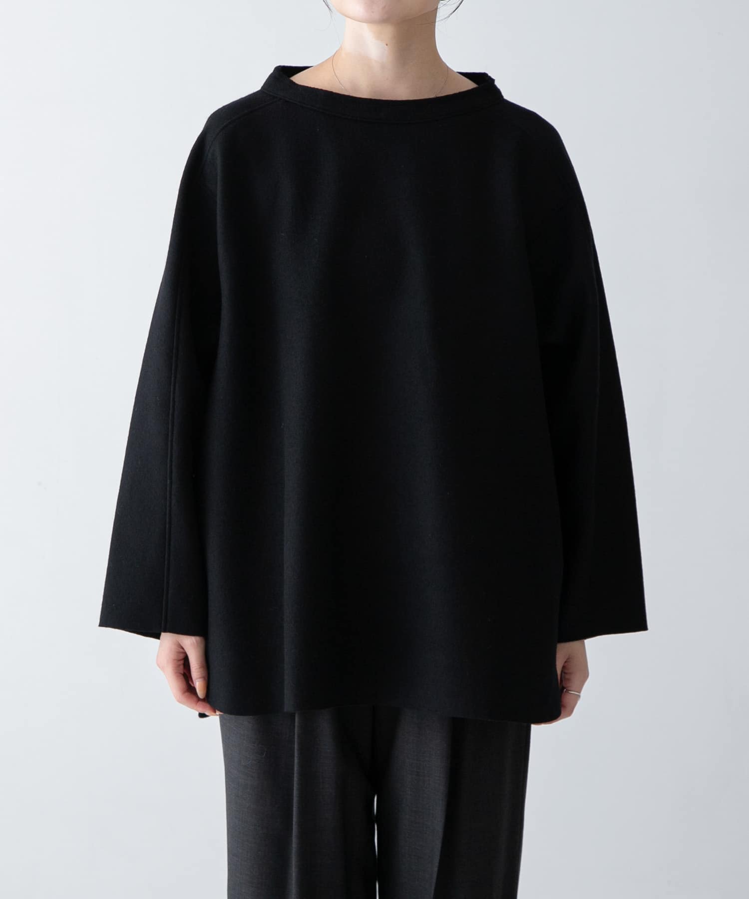 MITTAN　圧縮ウールニットプルオーバー