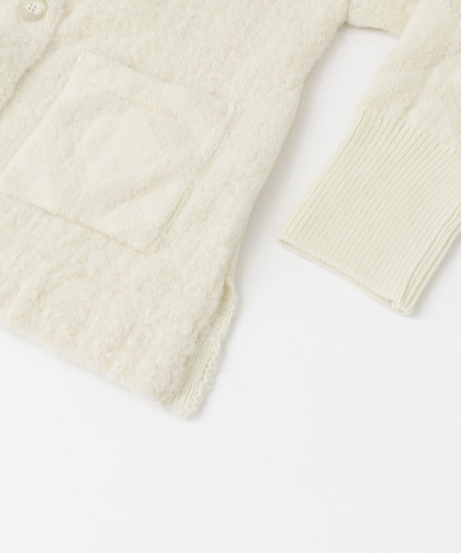 enrica　KNIT CARDIGAN NATURAL FREE