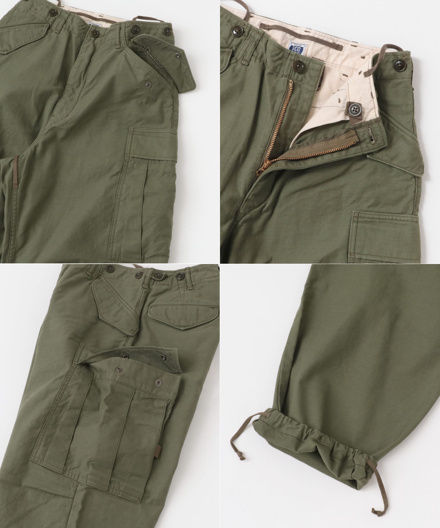 Sewing Chop O’alls　FIELD SHELL TROUSERS OLIVE 24