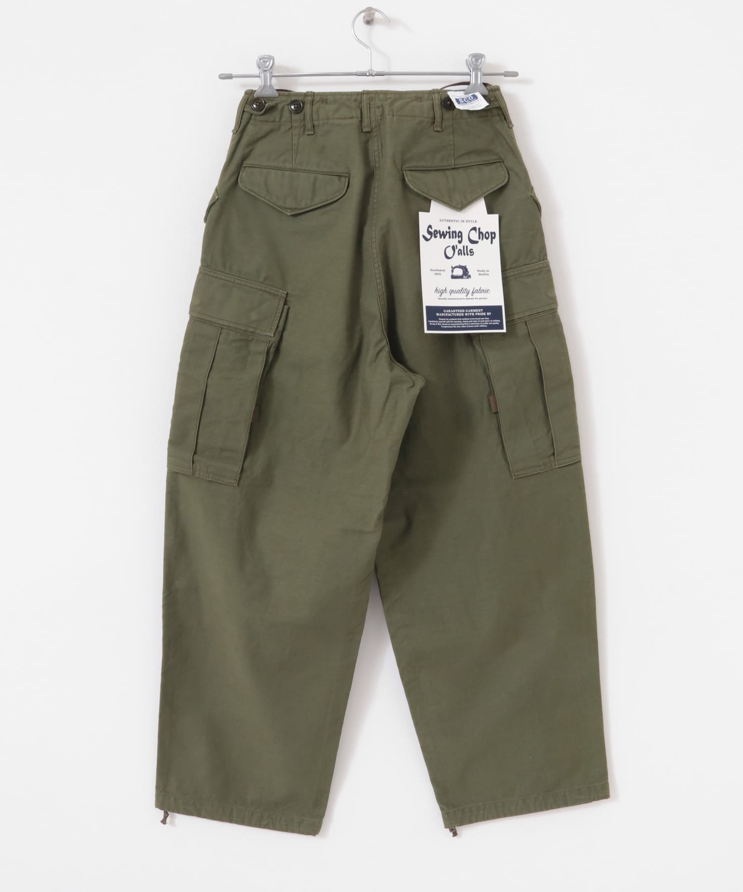 Sewing Chop O’alls　FIELD SHELL TROUSERS OLIVE 24