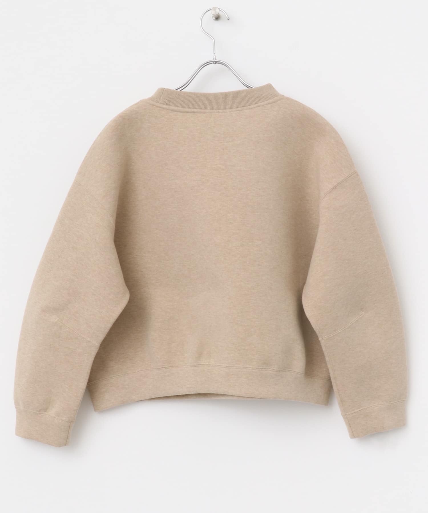 unfil　double faced sweatshirt beige 0