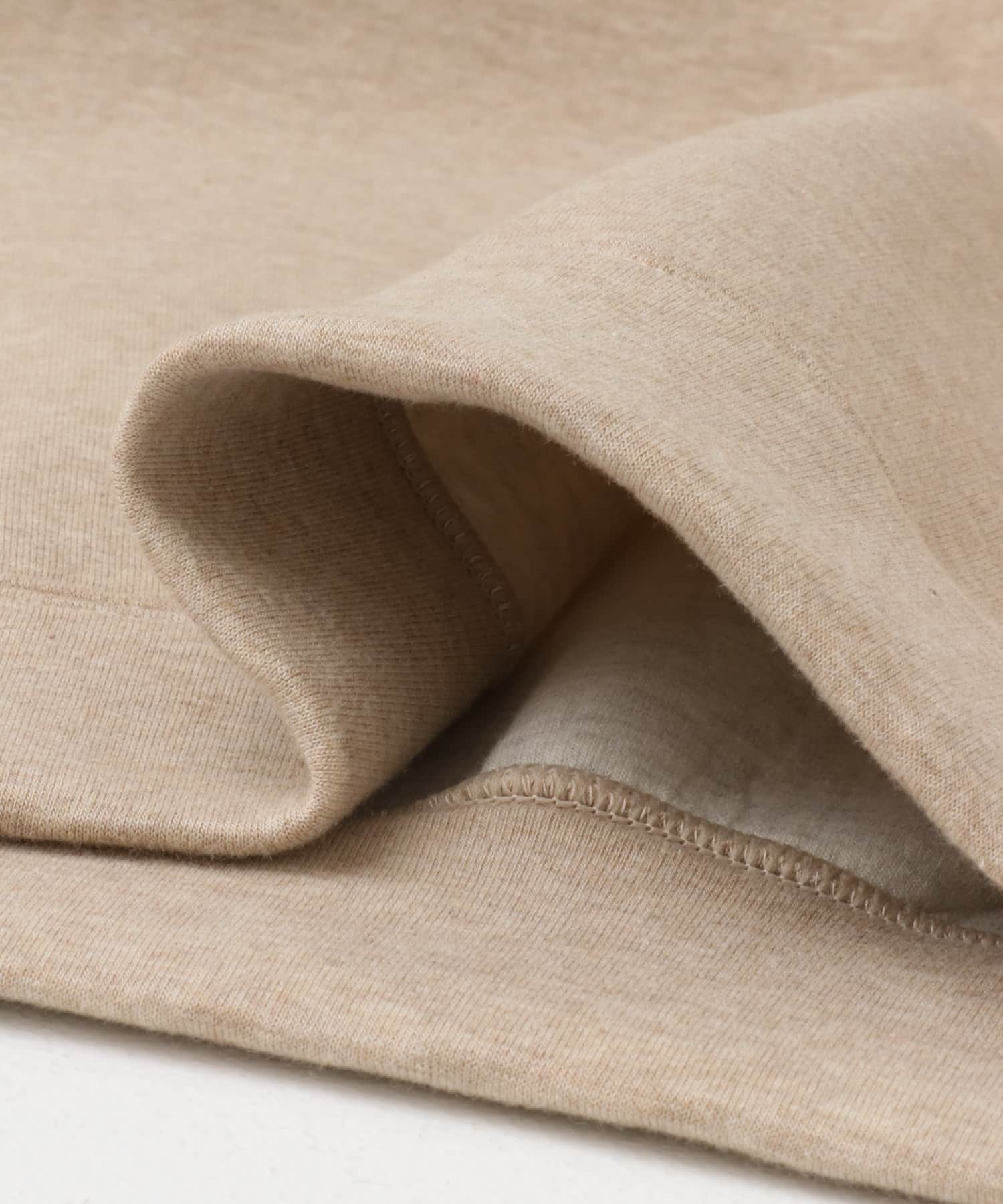 unfil　double faced sweatshirt beige 0