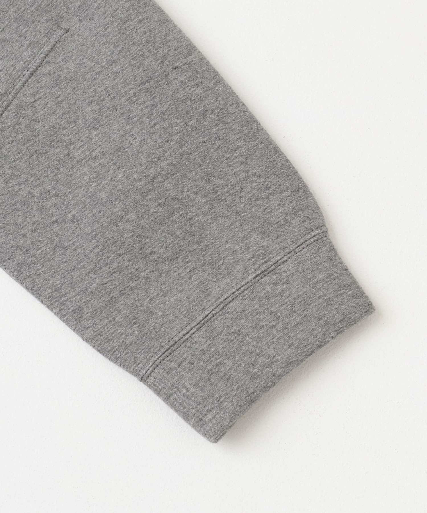 unfil　double faced sweatshirt mediumgray 0