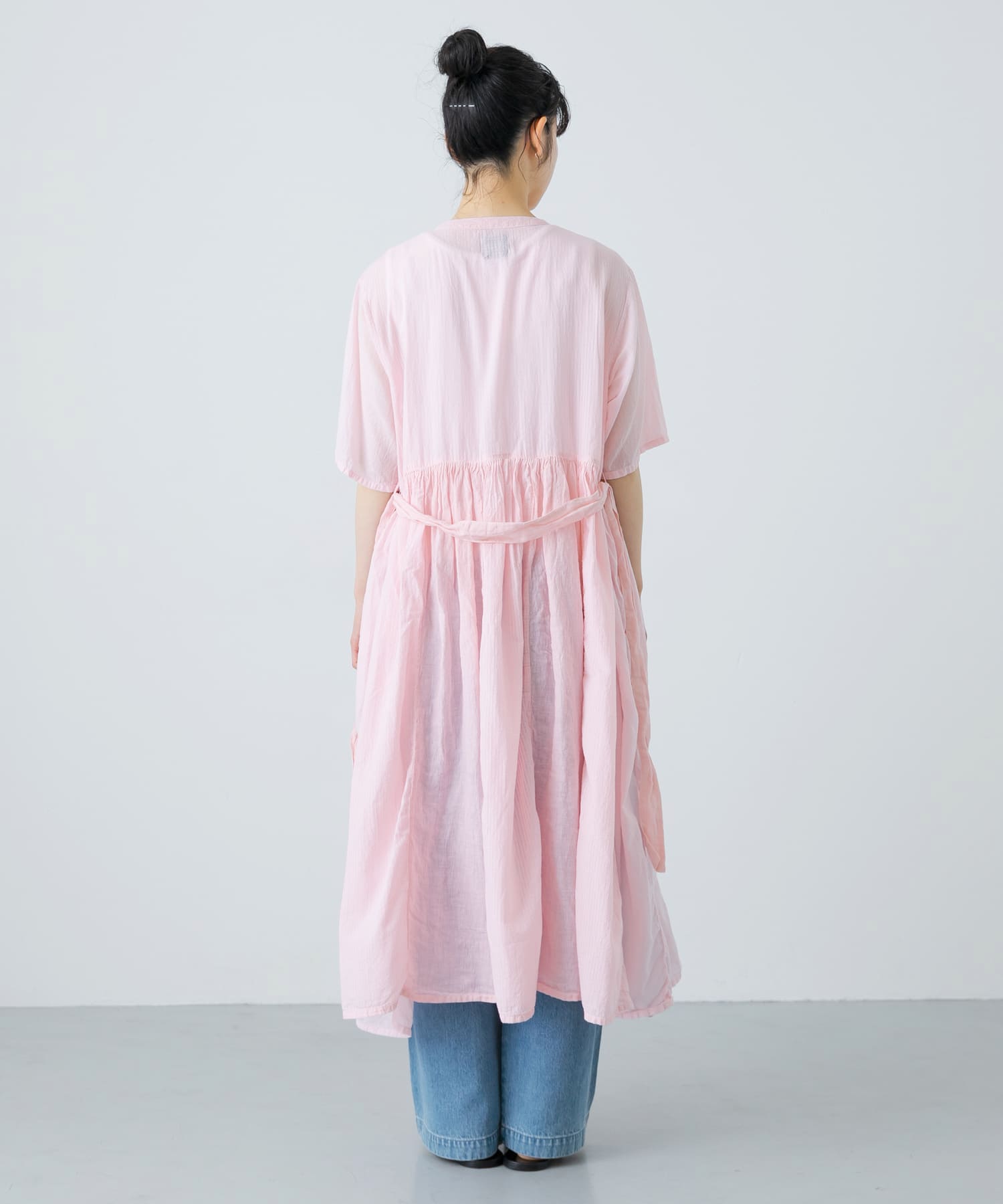 maison de soil PATCHWORK WRAP DRESS(2 L.PINK): ワンピース｜URBAN